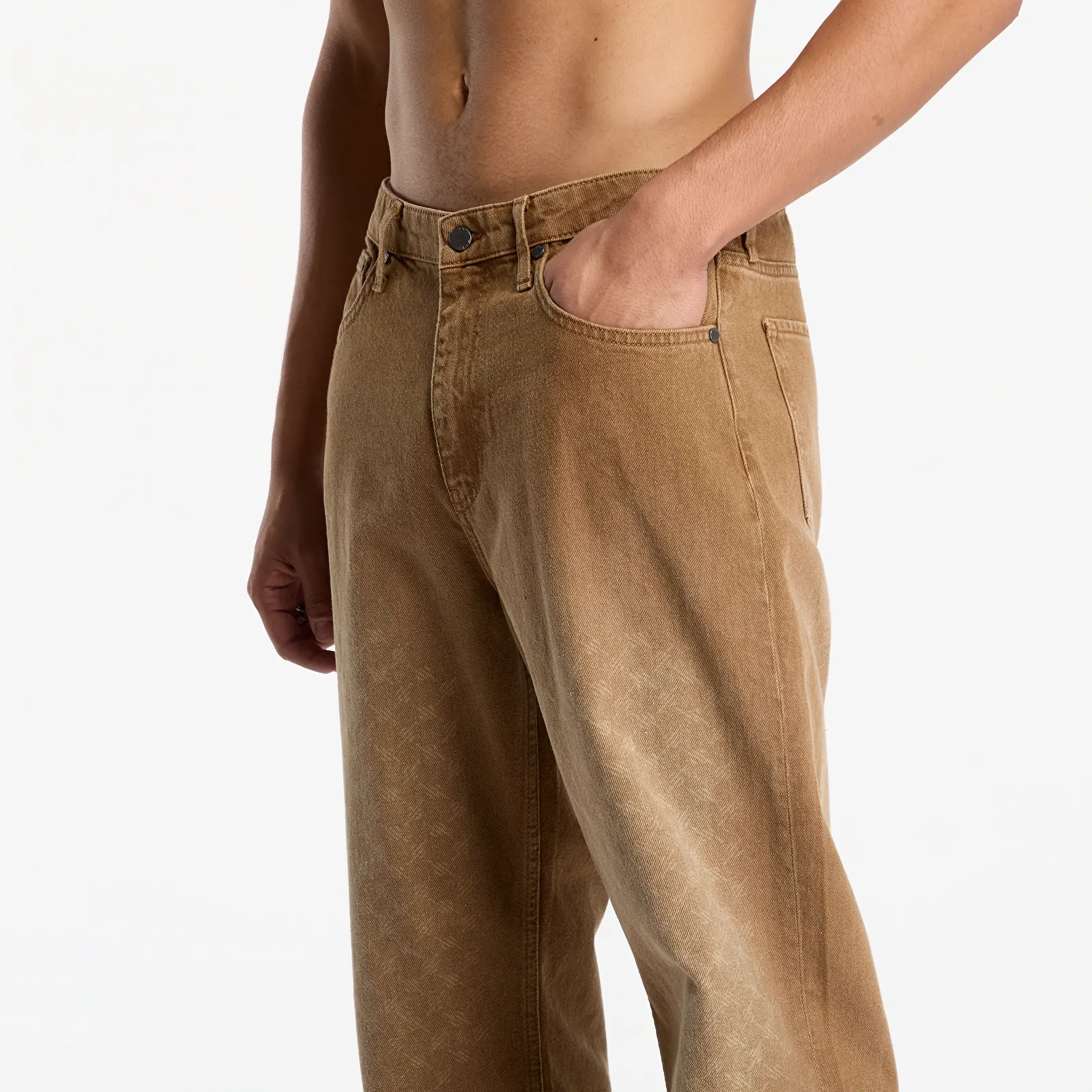 Jeans Daily Paper Faded Monogram Amba Jeans Beige