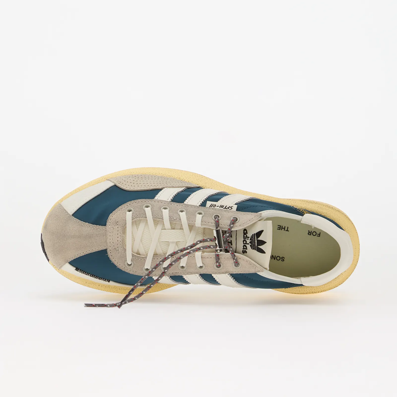 Pánské tenisky a boty Adidas x Song For The Mute SL 72 Pro Wild Teal/ Core White/ Easy Yellow