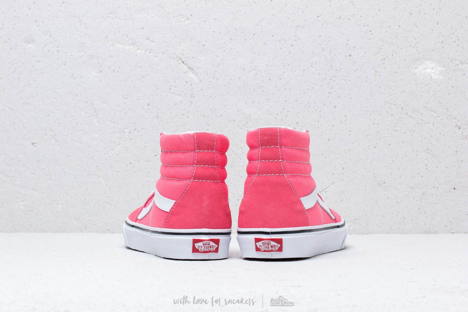 Pink vans high tops mens online