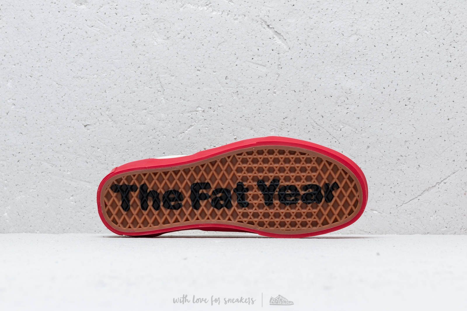 Herren Sneaker und Schuhe Vans x Purlicue Era "Year Of The Pig" Marshmallow/ Rage Red