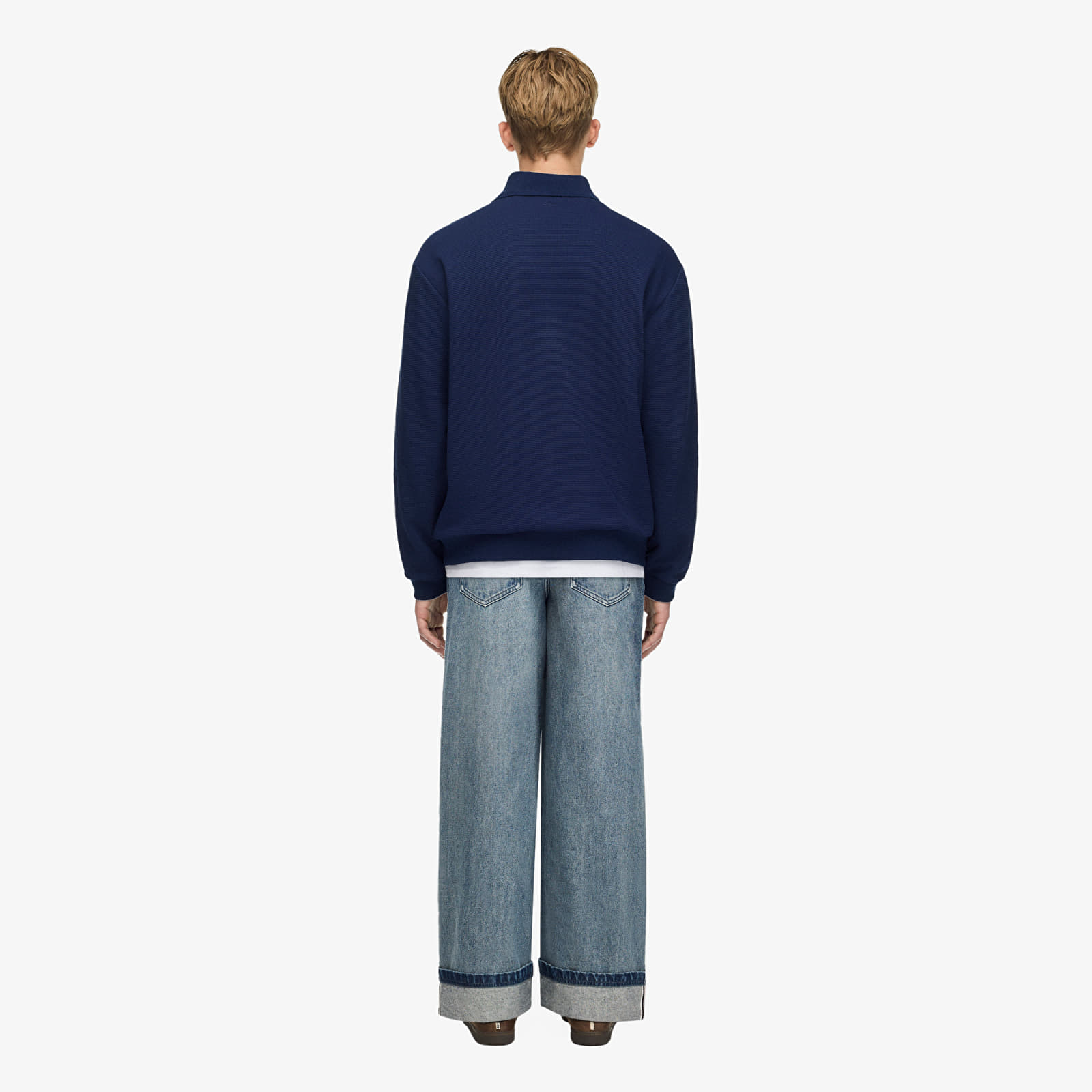 T-Shirts adidas Song For The Mute ADI008 Long Sleeve Polo Night Indigo