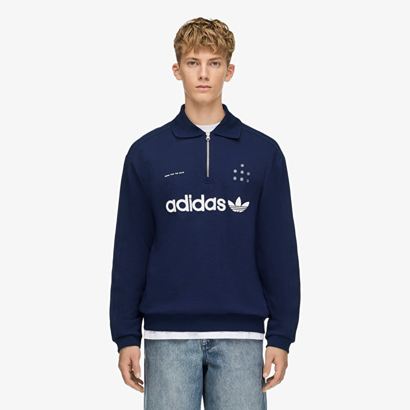 T-shirt adidas Song For The Mute ADI008 Long Sleeve Polo Night Indigo