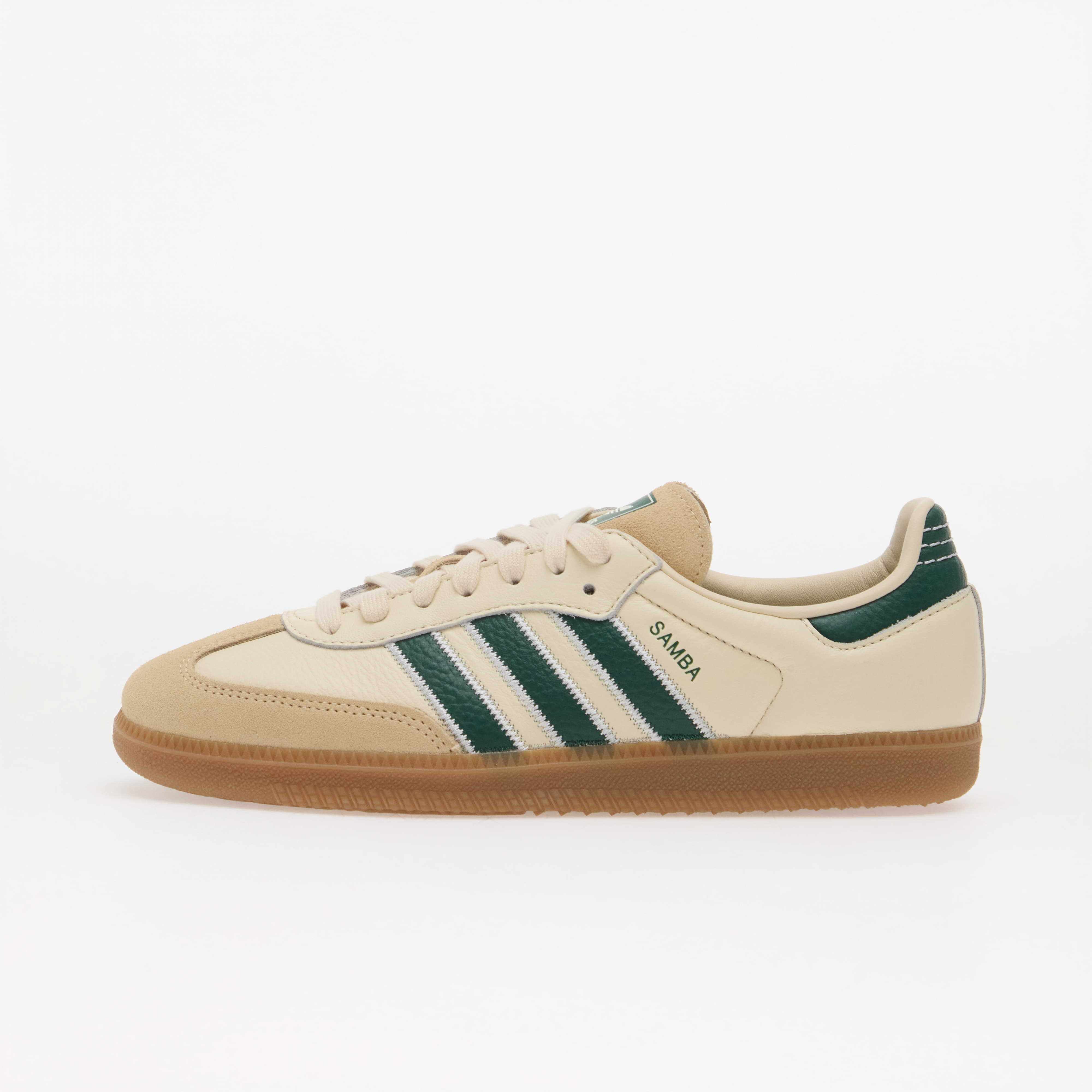 Сникърси adidas Samba OG Cream White/ Collegiate Green/ Gum EUR 43 1/3