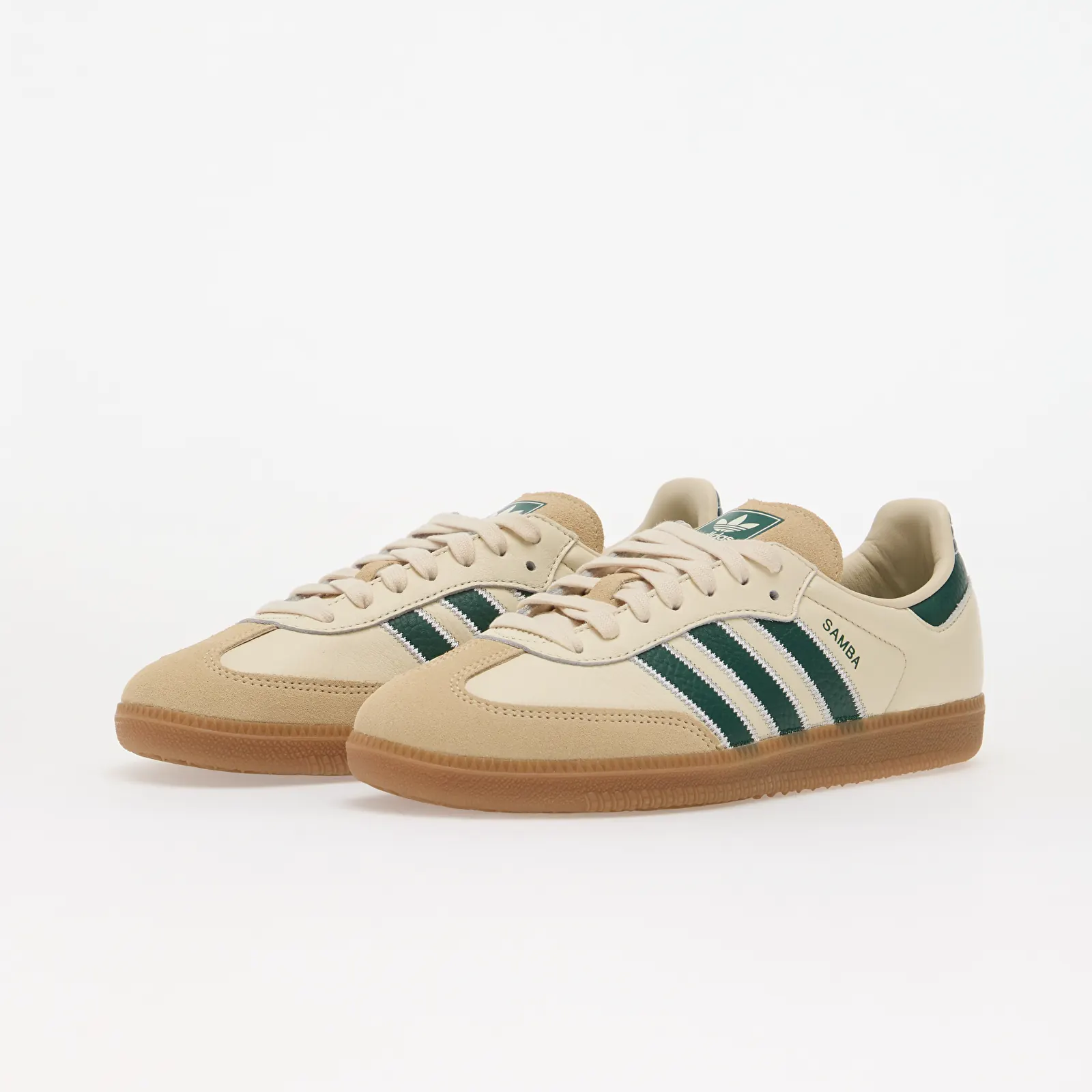 Tenisky adidas Samba OG Cream White/ Collegiate Green/ Gum