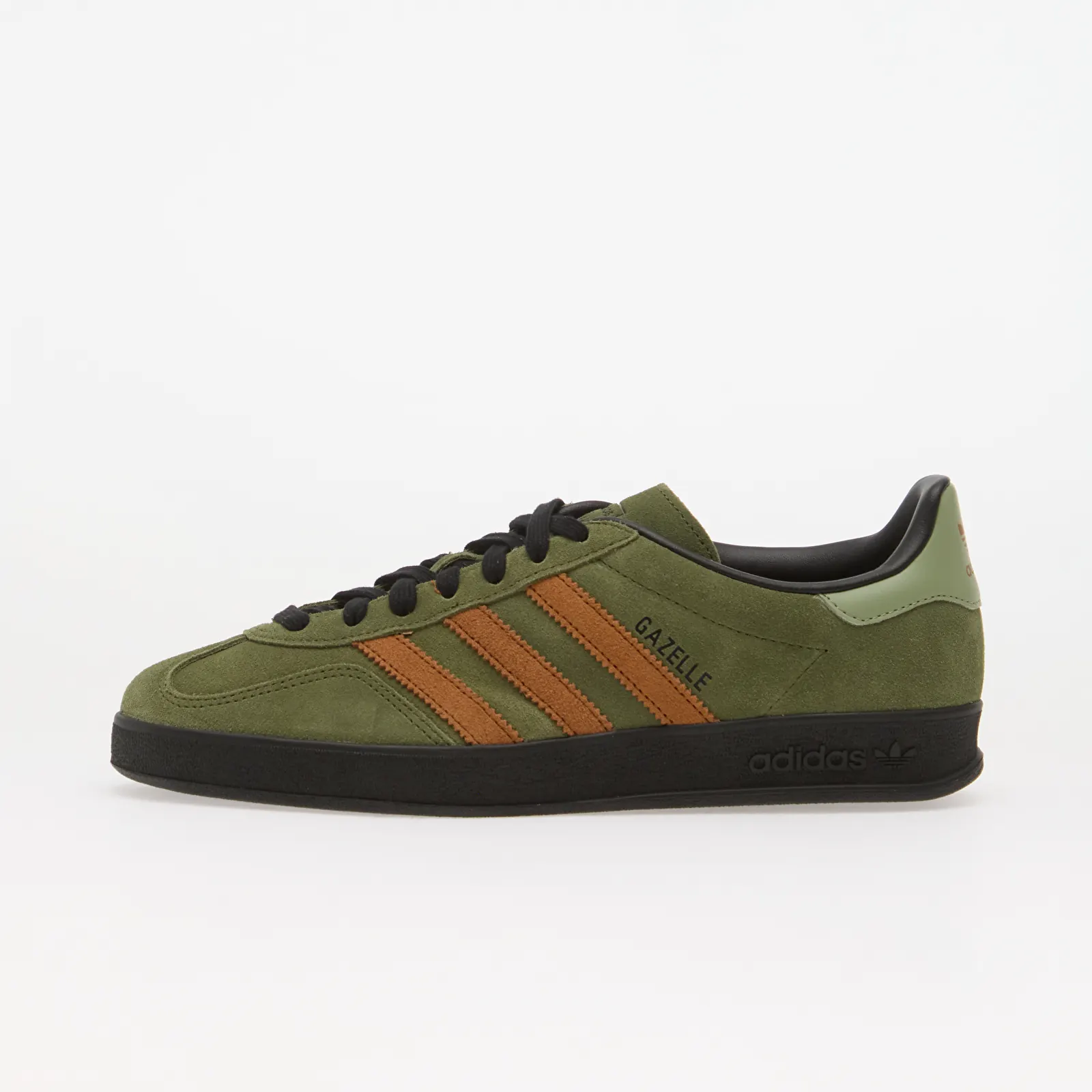 Pánske tenisky adidas Gazelle Indoor Wild Pine/ Dusky Bronze/ Core Black