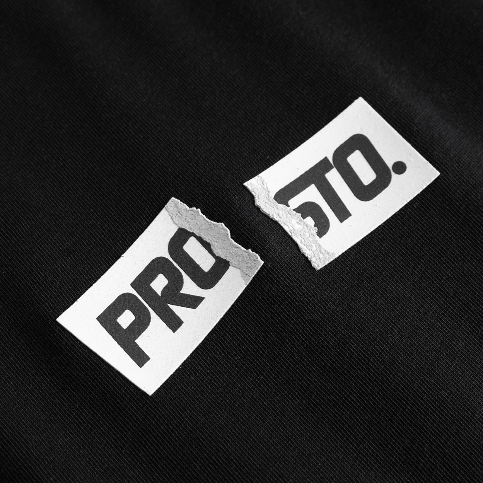 Majice T-shirt Prosto T-shirt Crack Box Logo Black