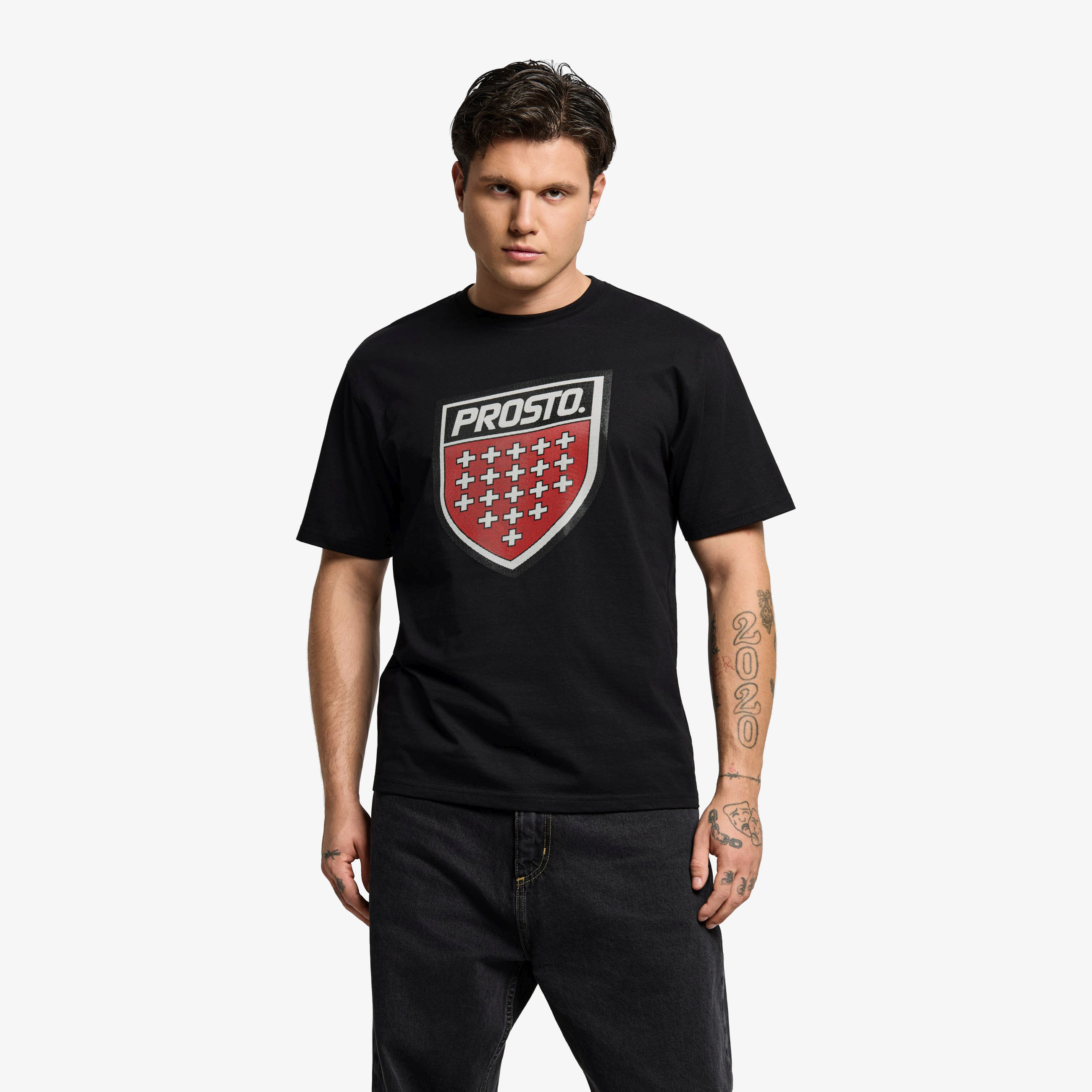 T-shirt Prosto T-shirt Infine Black L