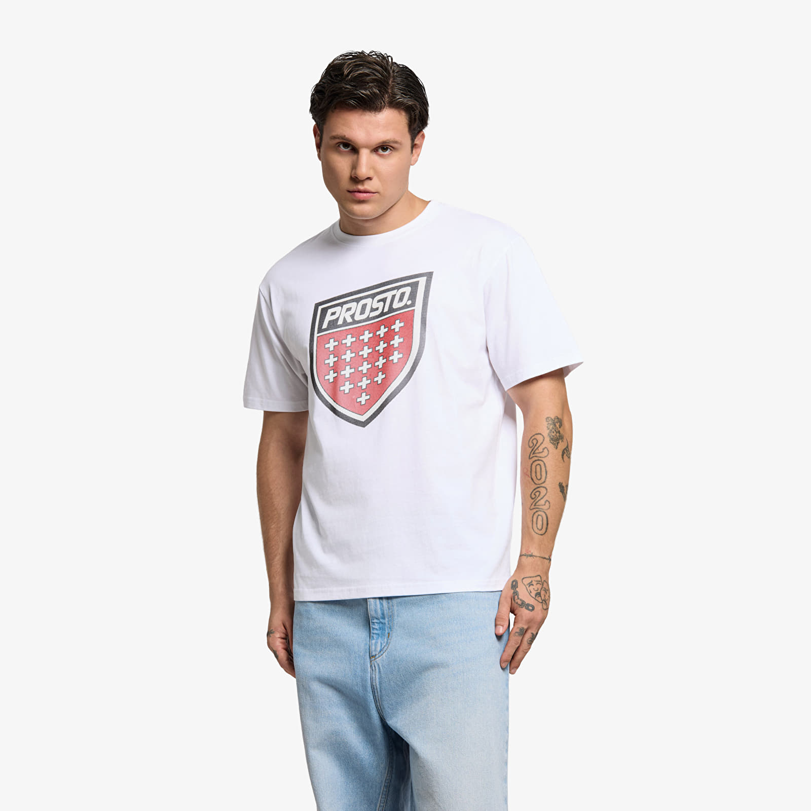 Moške majice  Prosto T-shirt Infine White