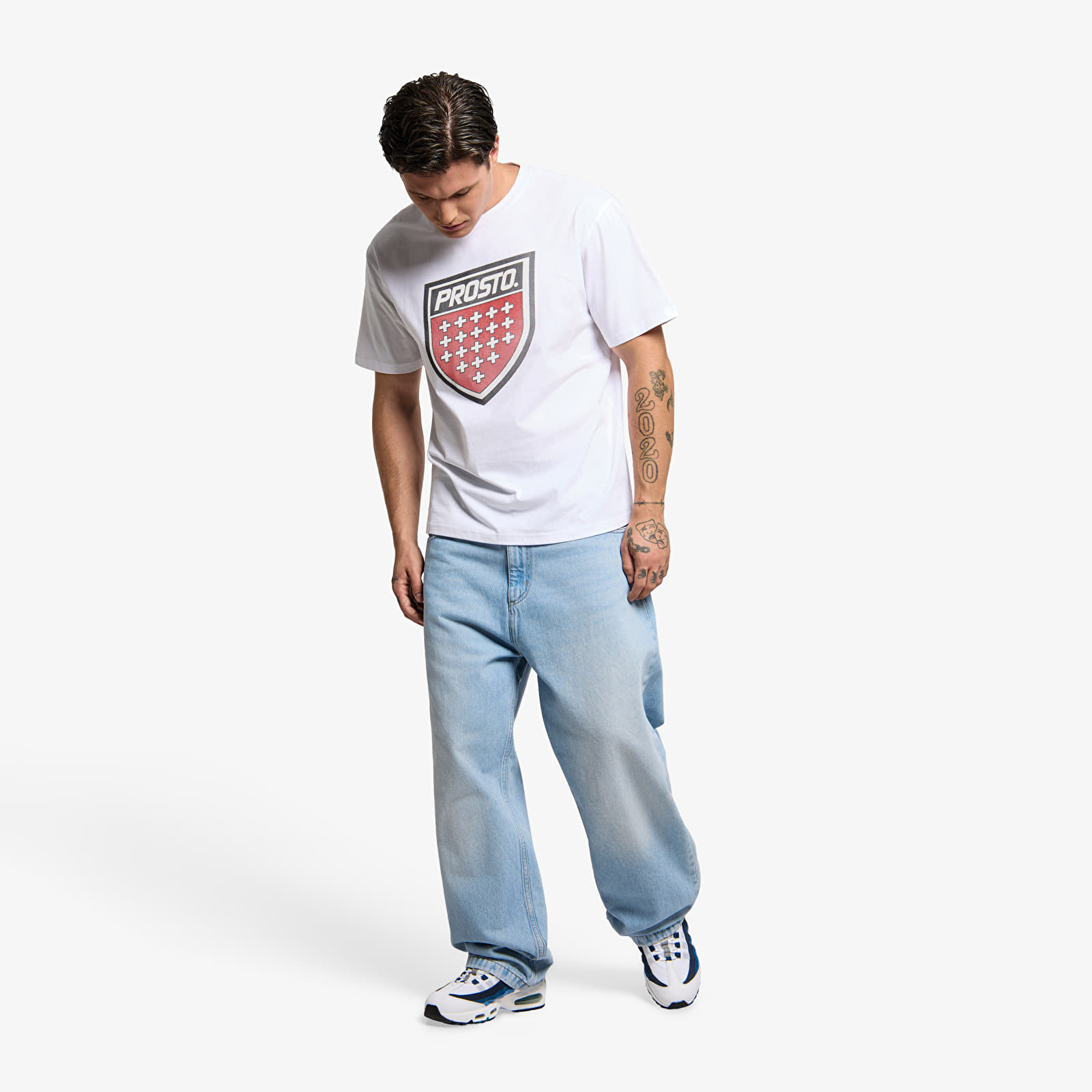 Moške majice  Prosto T-shirt Infine White