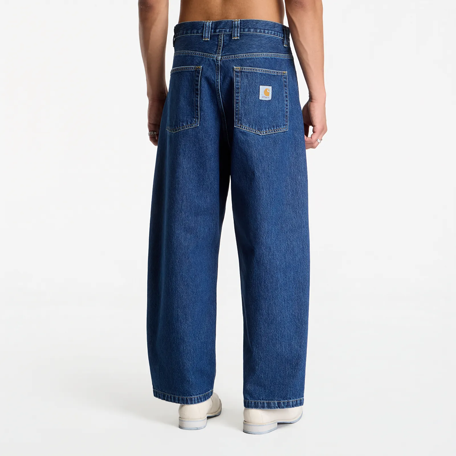 Calças de homem Carhartt WIP Brandon Pant Blue Stone Washed