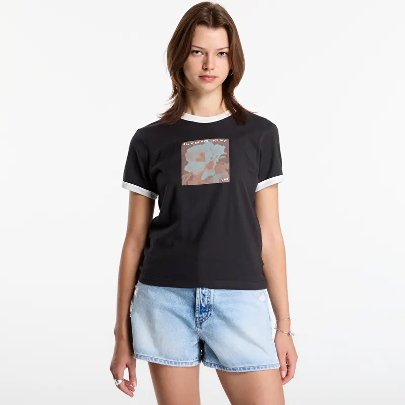 Vans Places I Wish To Go Ringer SS Tee Black