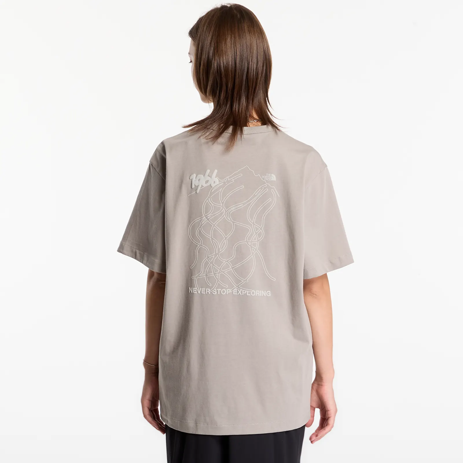 Koszulki The North Face NSE Slopes Relaxed SS Tee UNISEX Stone Slab