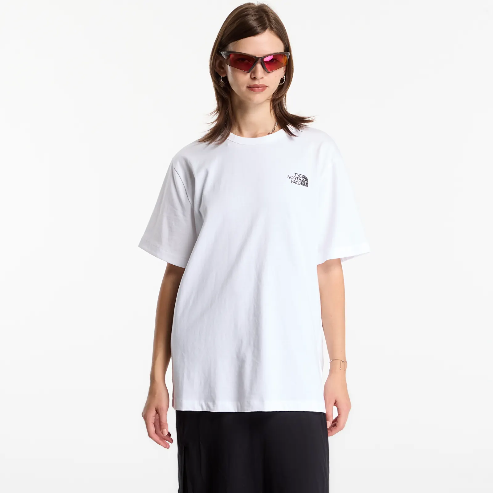 T-shirty męskie The North Face NSE Slopes Relaxed SS Tee UNISEX TNF White