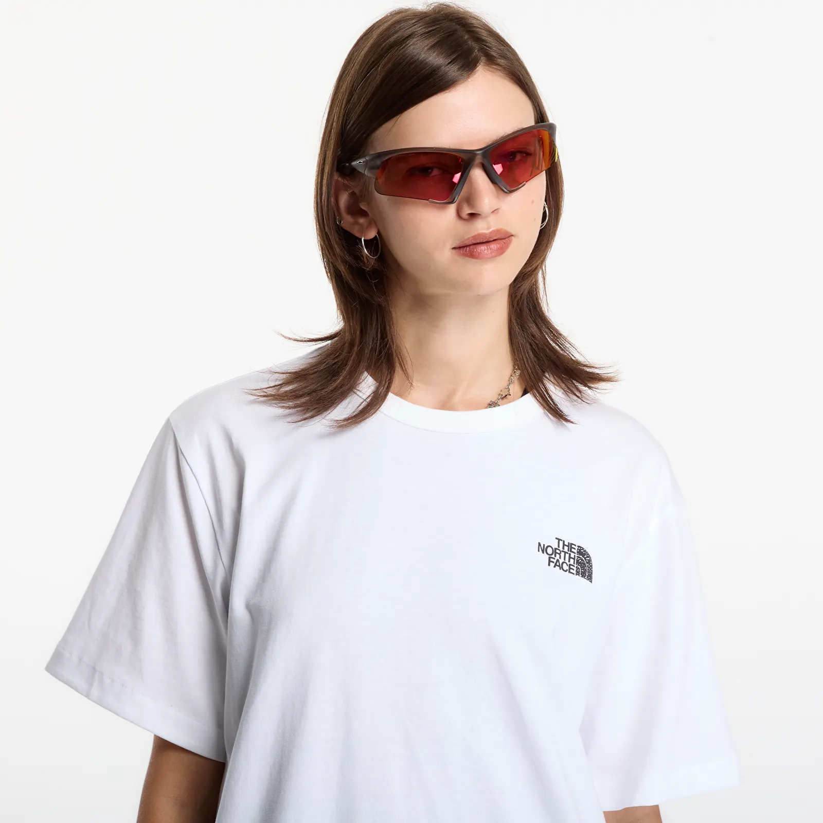 T-shirty męskie The North Face NSE Slopes Relaxed SS Tee UNISEX TNF White