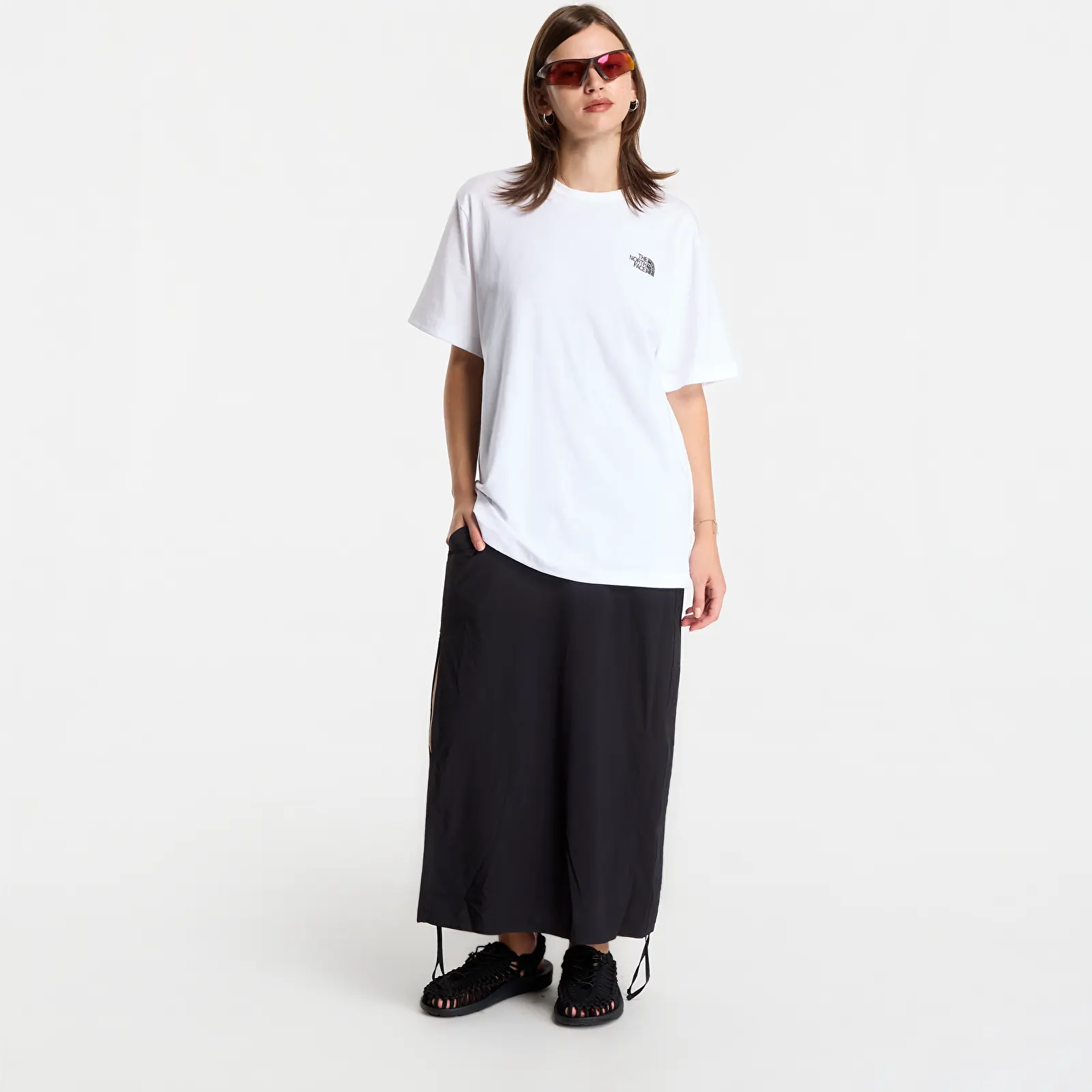 T-shirty męskie The North Face NSE Slopes Relaxed SS Tee UNISEX TNF White
