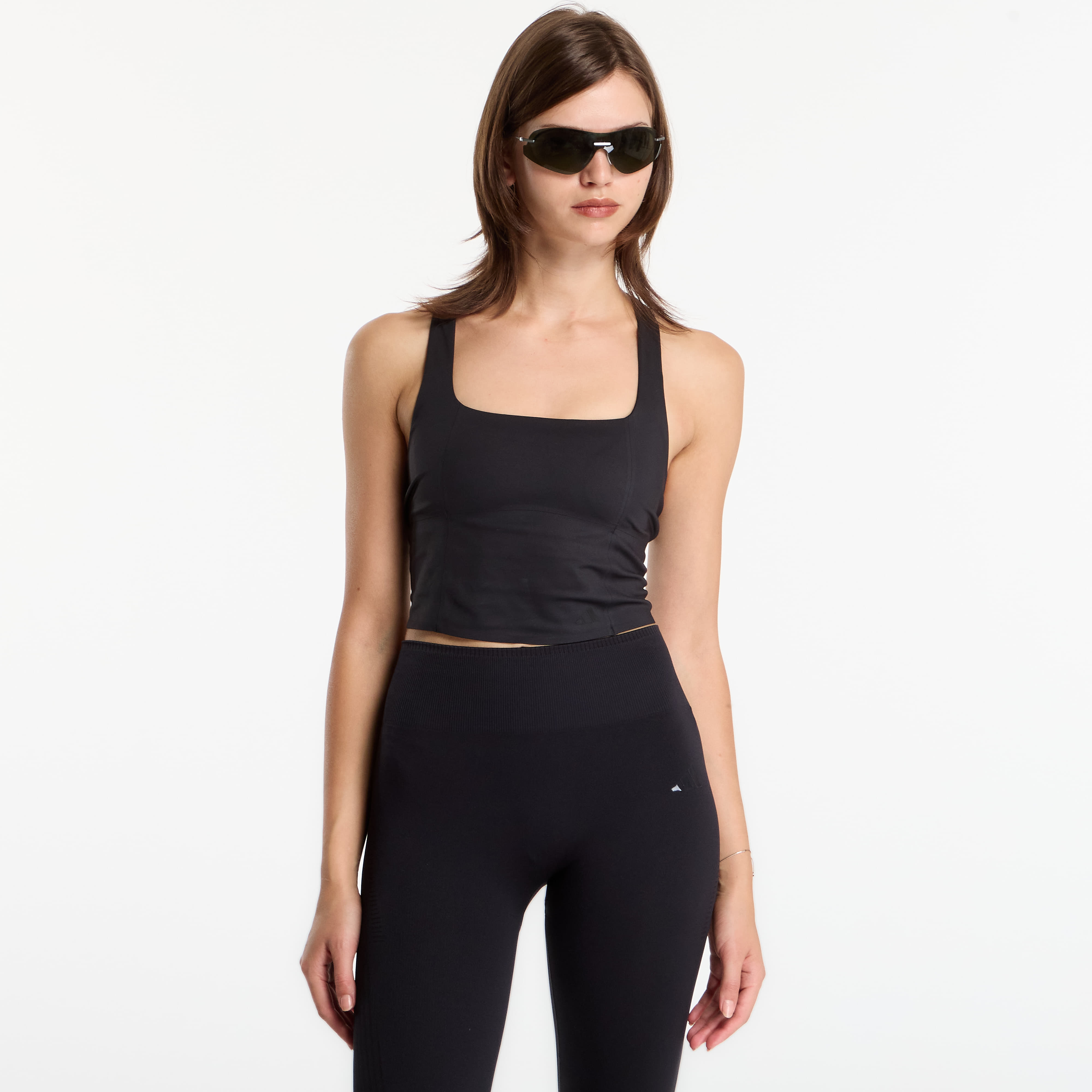 Сутиени adidas x entire studios Optime Training Medium Support Bra Tank Black S