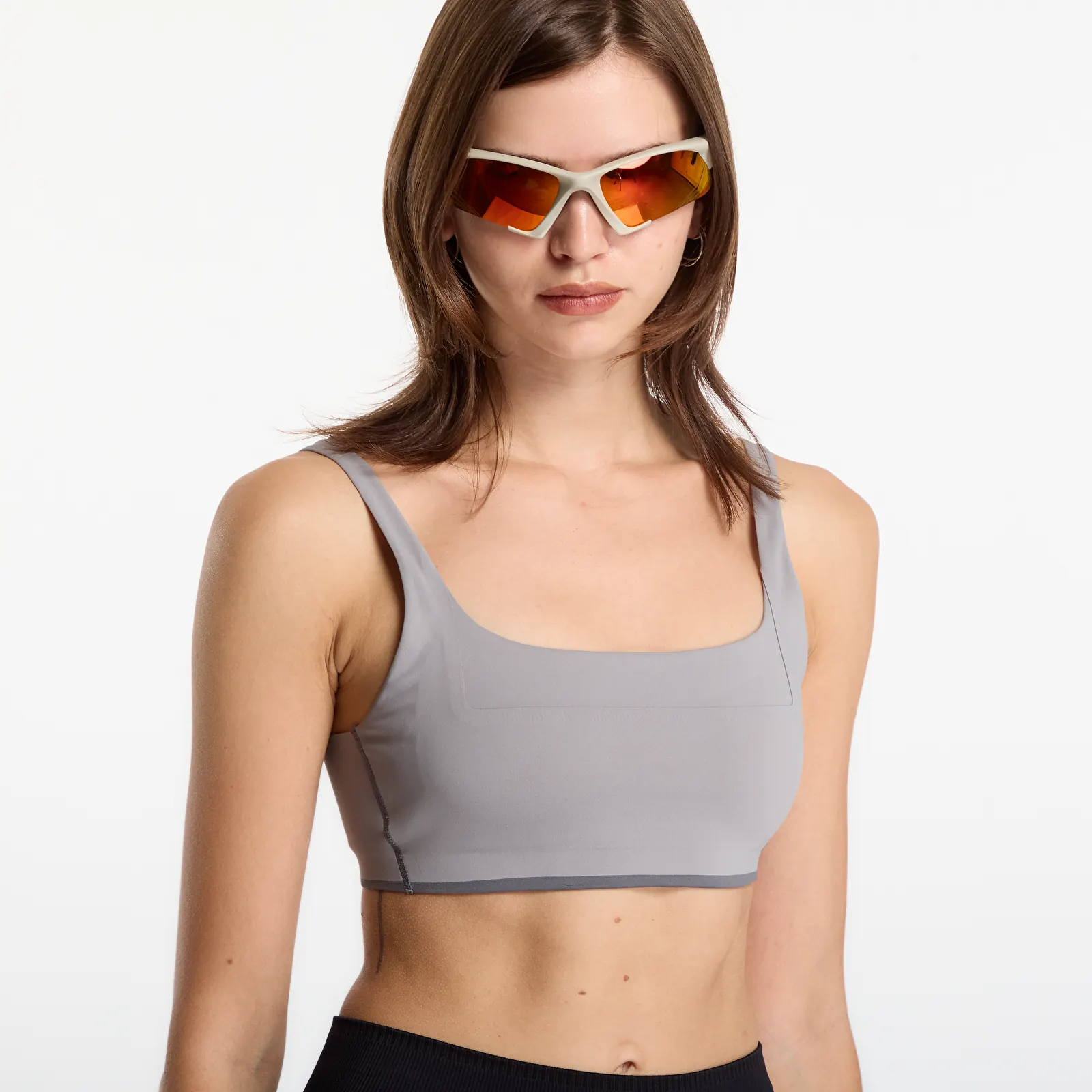 Бюстгальтери adidas x entire studios Optime Training Low Support Bra Dove Grey