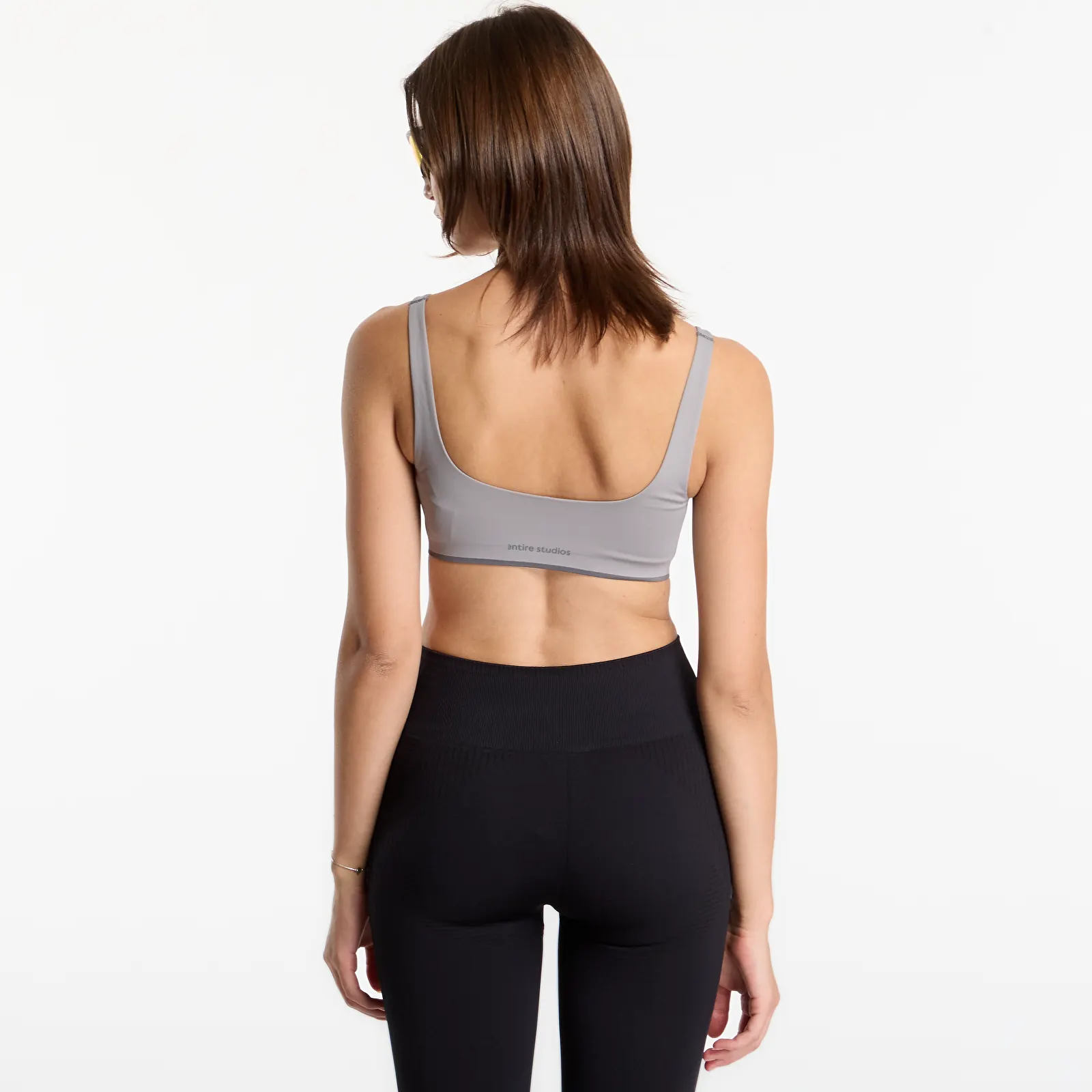 Бюстгальтери adidas x entire studios Optime Training Low Support Bra Dove Grey