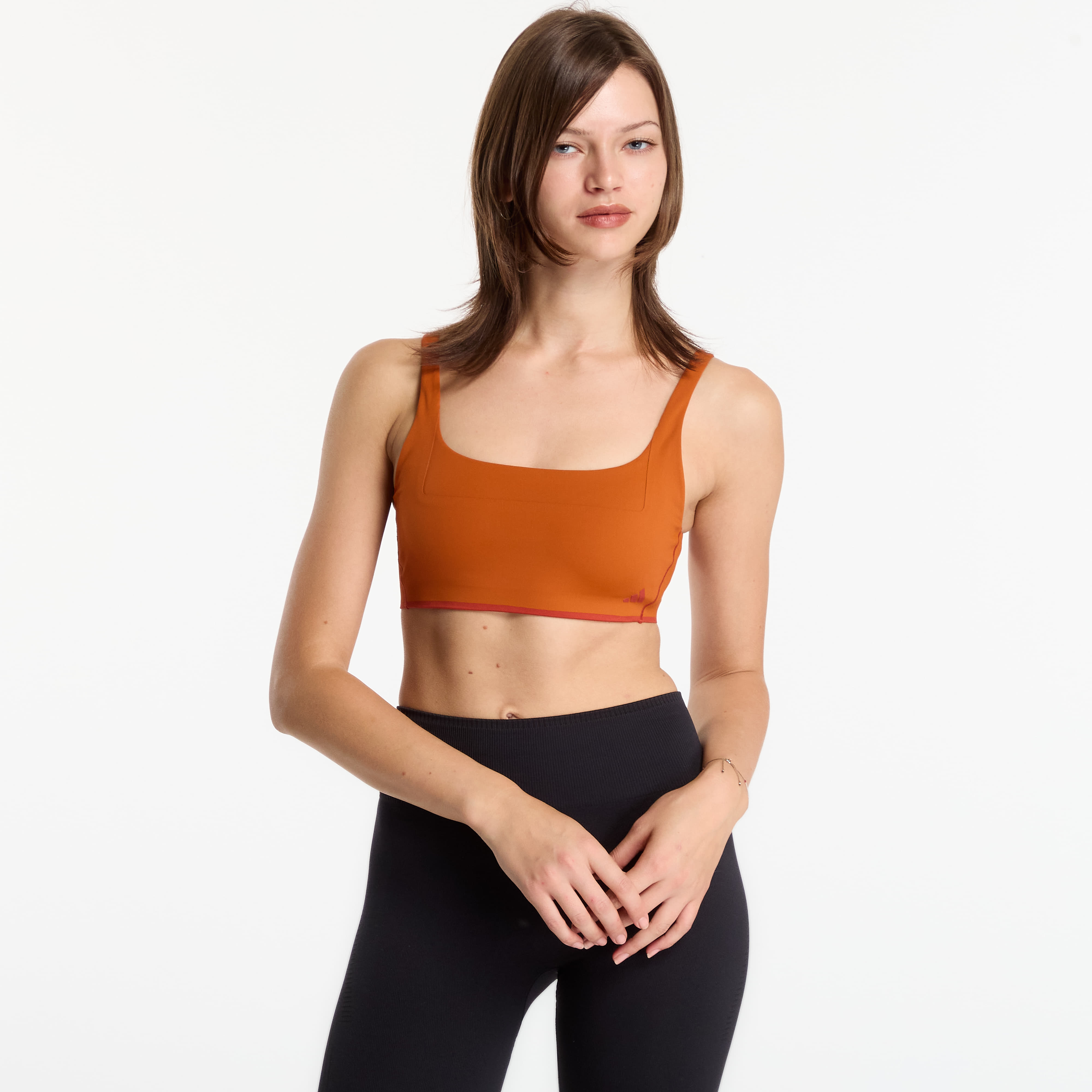 Sutien adidas x entire studios Optime Training Low Support Bra Fox Red XL