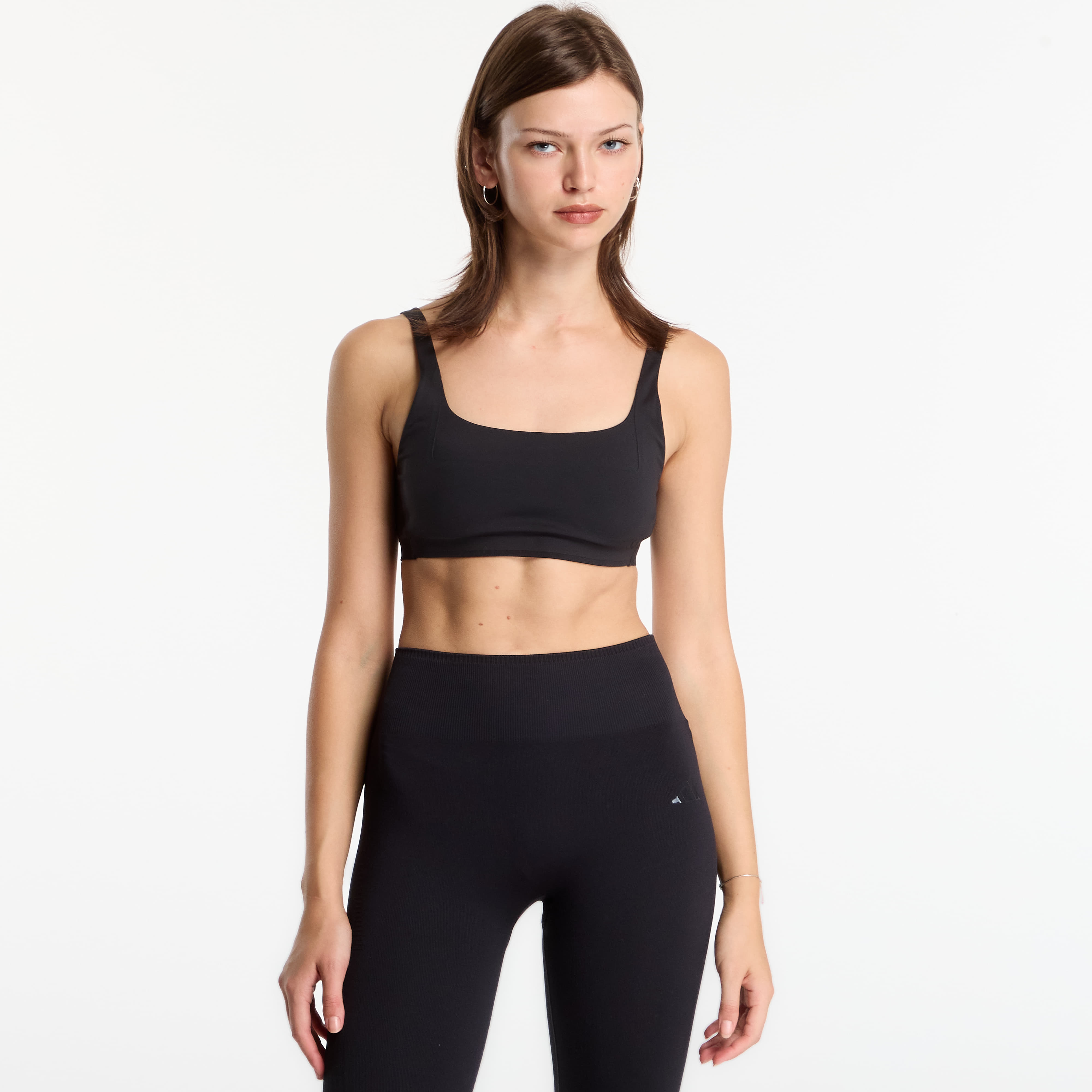 Сутиени adidas x entire studios Optime Training Low Support Bra Black XL
