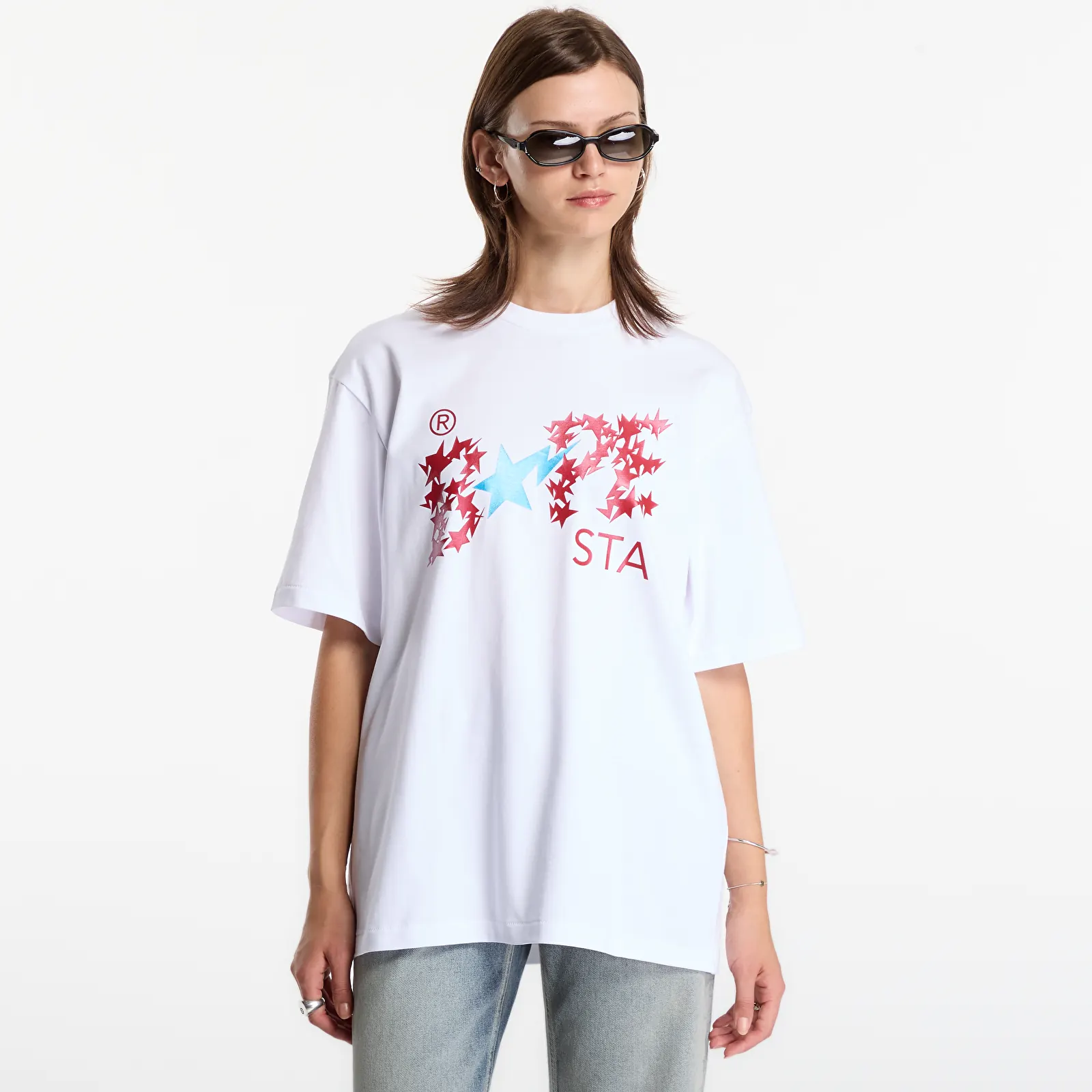 T-shirts A Bathing Ape Metallic Bape Sta Logo Relaxed Fit Tee UNISEX White