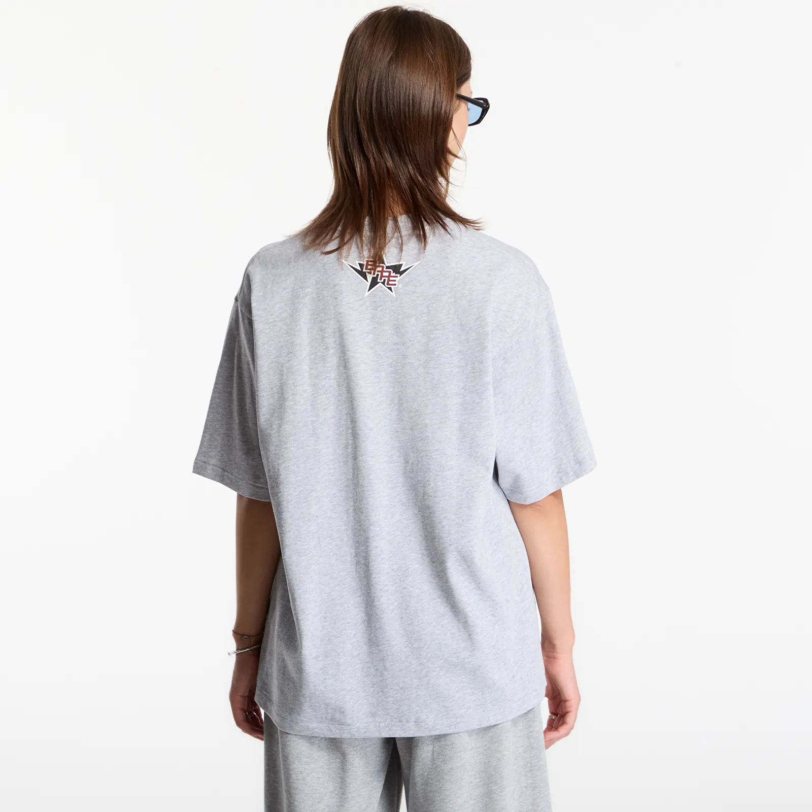 Magliette A Bathing Ape Bape Twin Sta Logo Relaxed Fit Tee UNISEX Gray