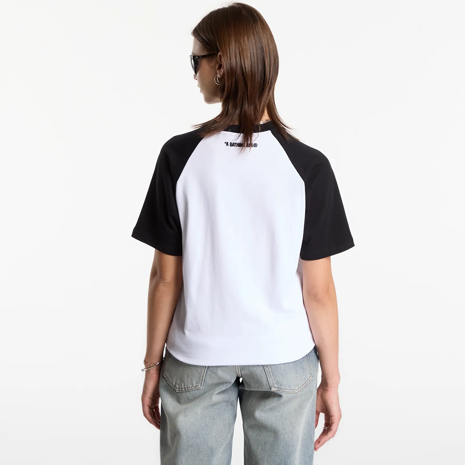 T-shirts A Bathing Ape College Raglan Relaxed Fit Tee UNISEX Black