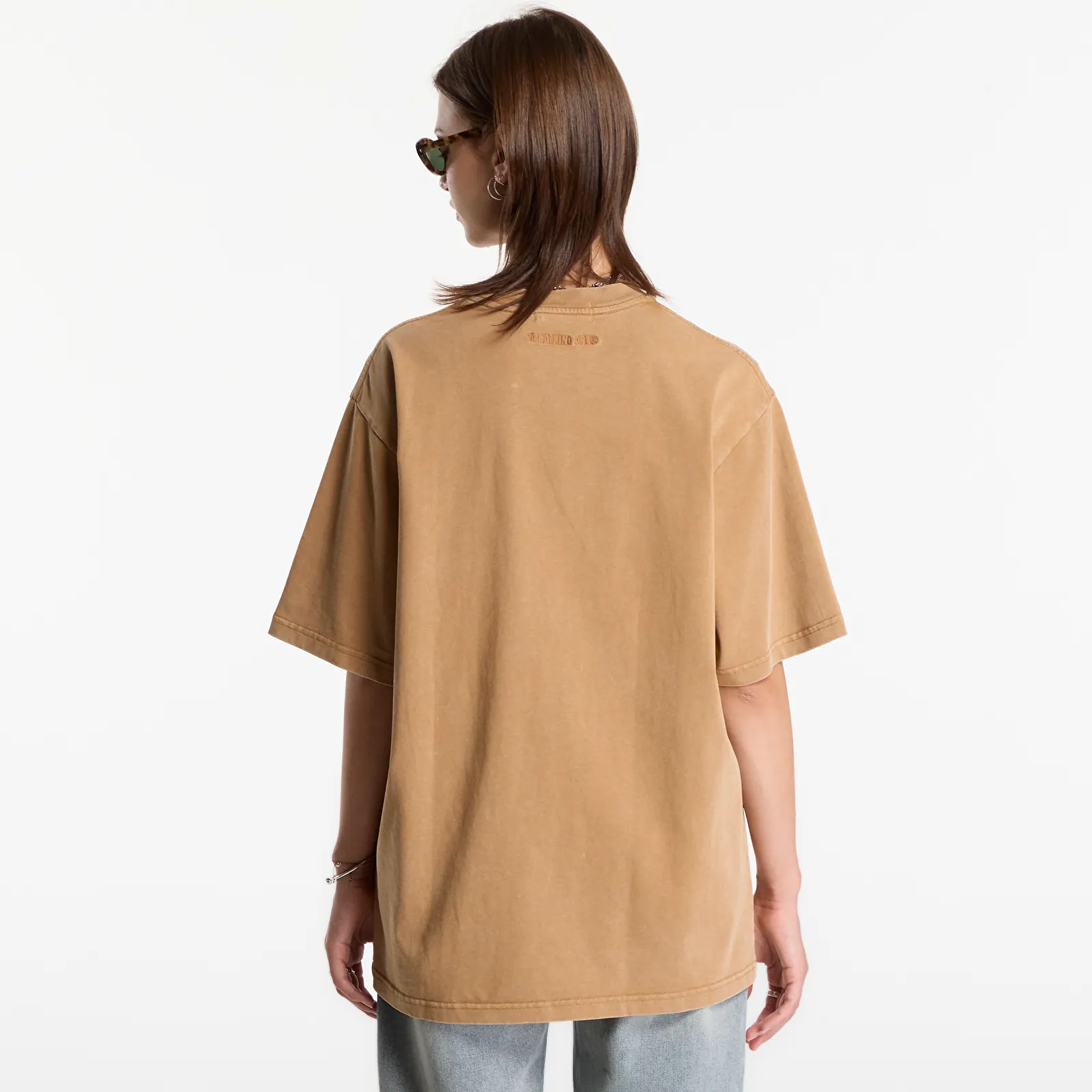 T-shirts A Bathing Ape Garment Dyed One Point Relaxed Fit Tee UNISEX Brown
