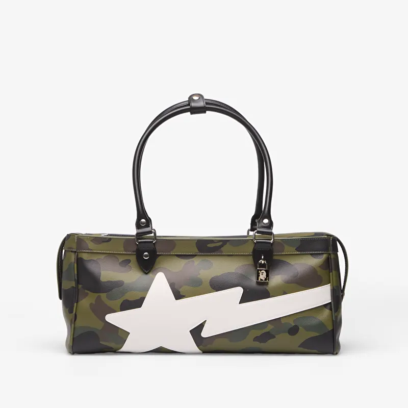 Tasche A Bathing Ape 1St Camo Bowling Bag Green
