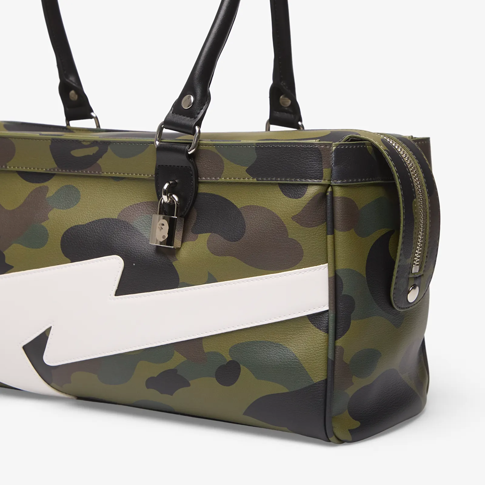 Umhängetaschen A Bathing Ape 1St Camo Bowling Bag Green