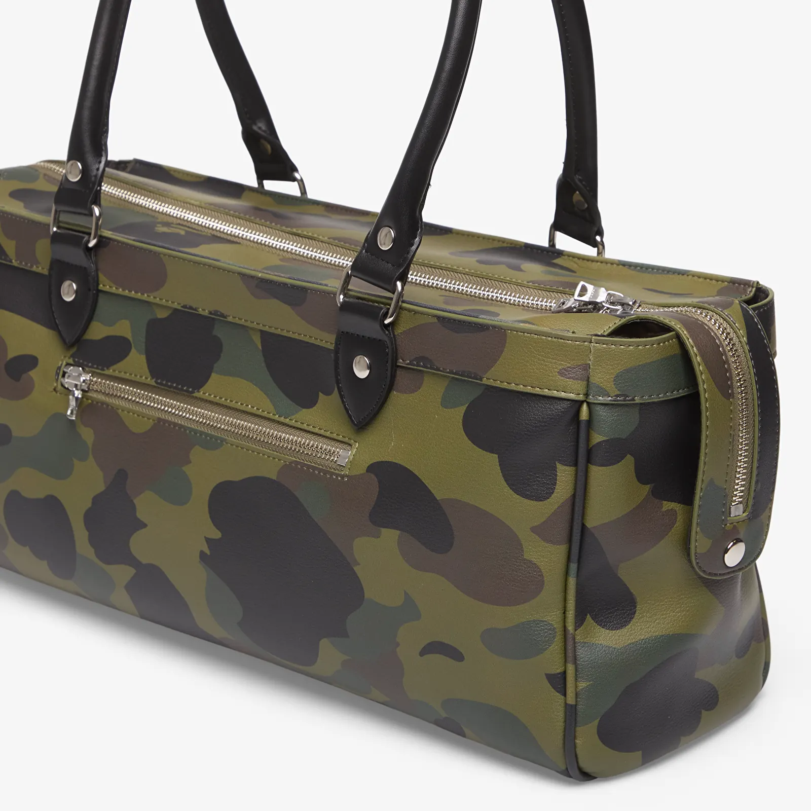 Umhängetaschen A Bathing Ape 1St Camo Bowling Bag Green