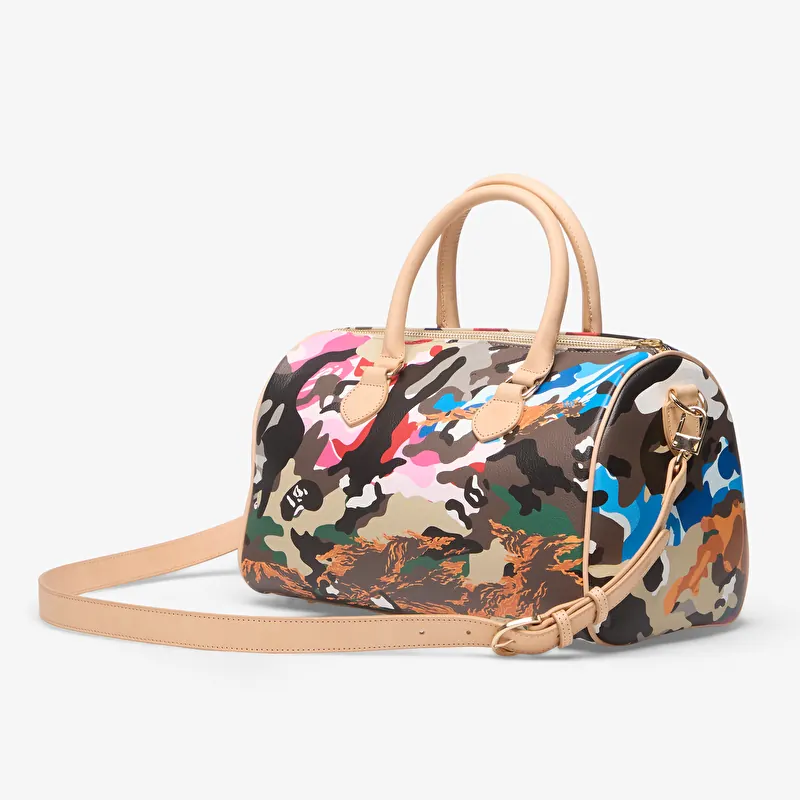 Crossbody bags A Bathing Ape Hybrid Camo Medium Boston Bag Multi