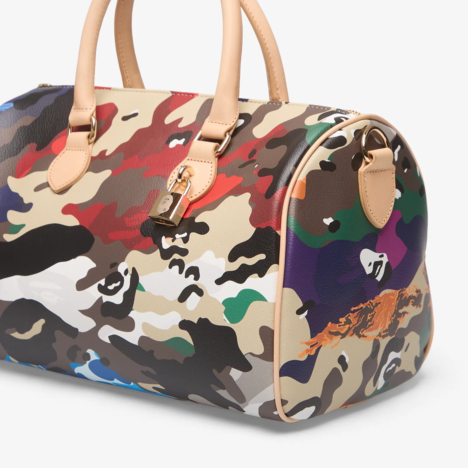 Crossbody bags A Bathing Ape Hybrid Camo Medium Boston Bag Multi