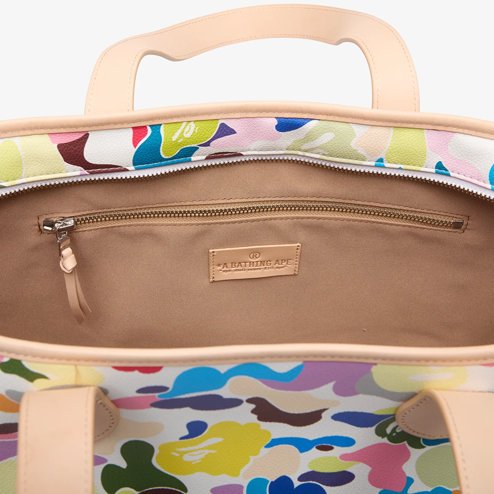 Crossbody táskák A Bathing Ape Multi Camo Tote Bag White