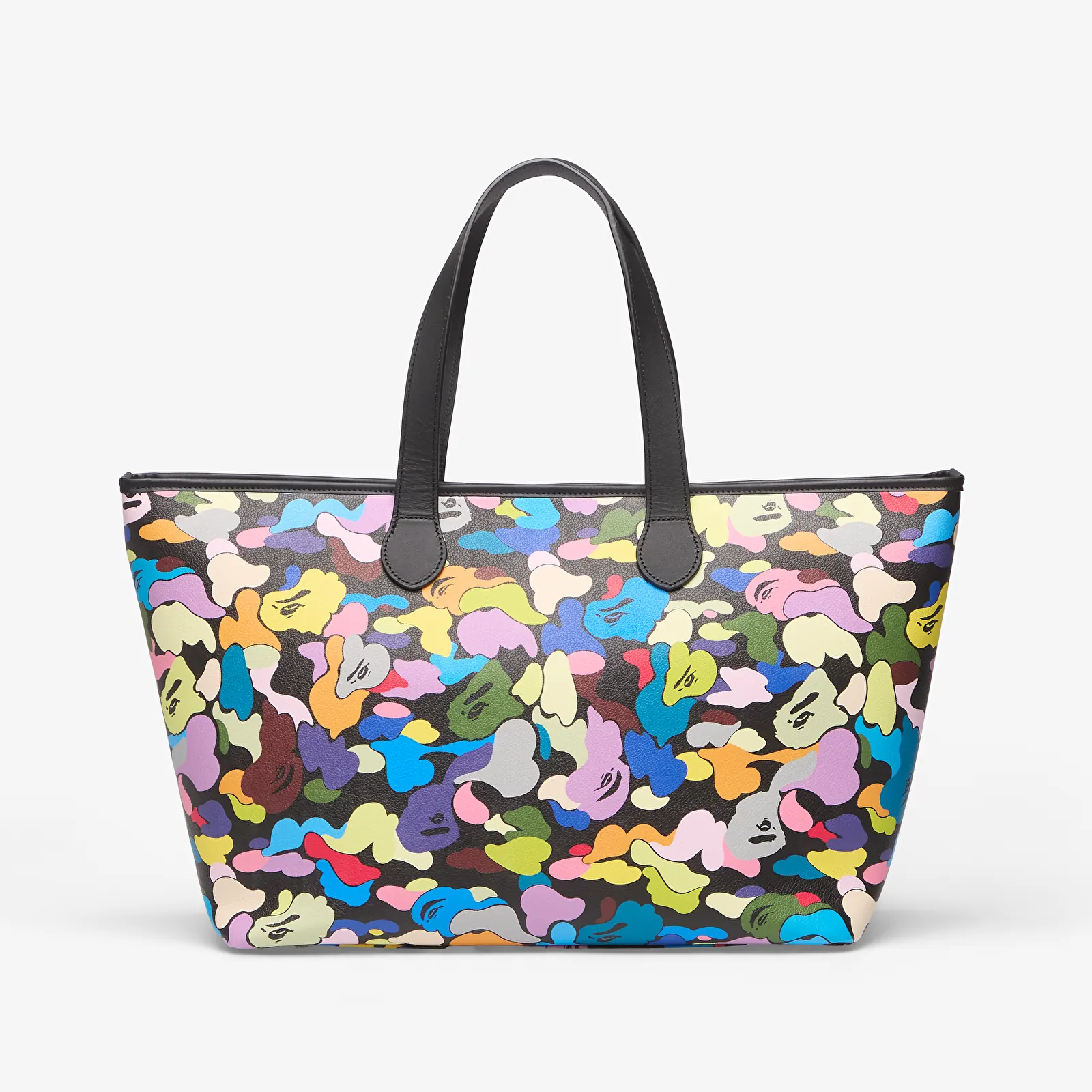 Umhängetaschen A Bathing Ape Multi Camo Tote Bag Black