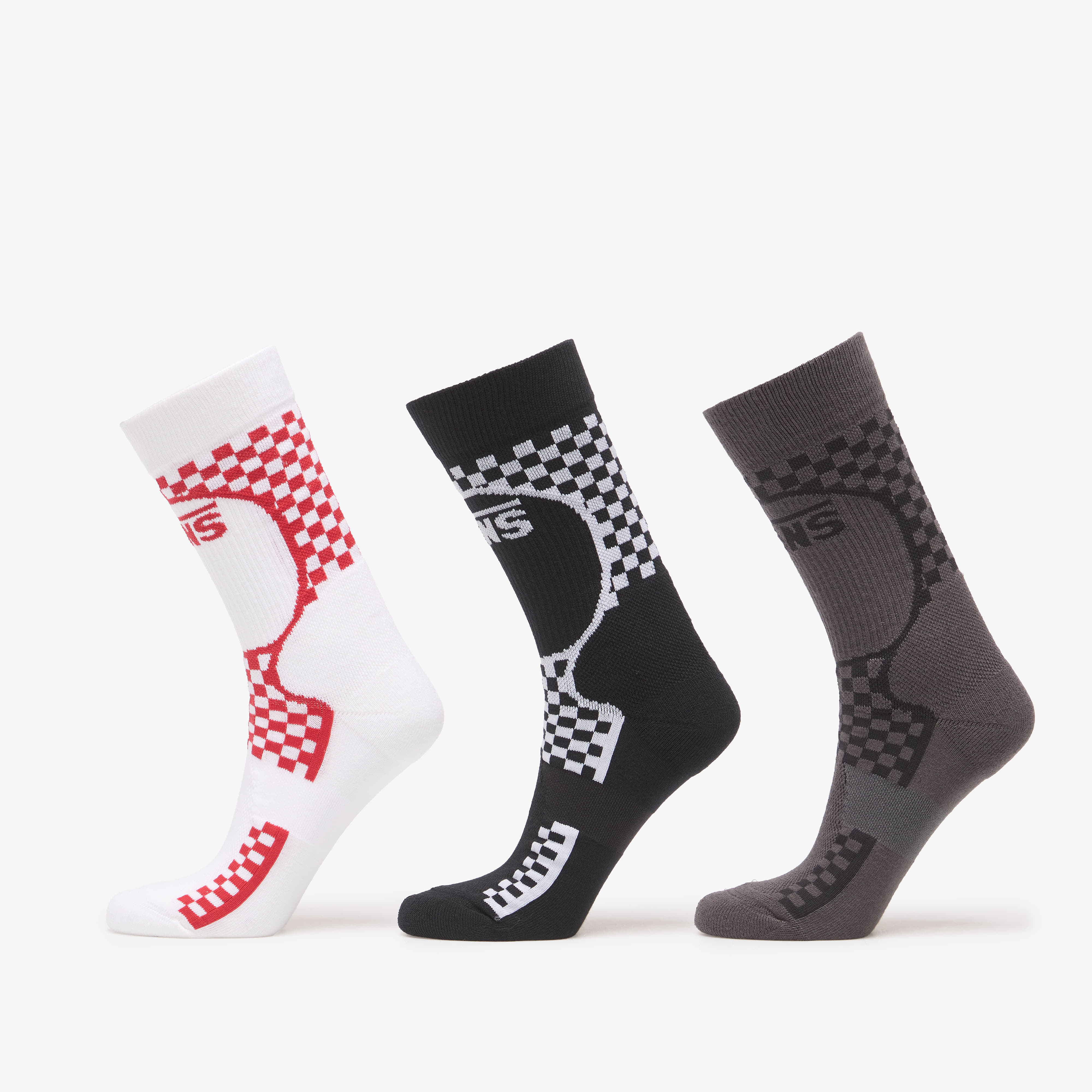 Vans A.O.D. Checker Socks Black L