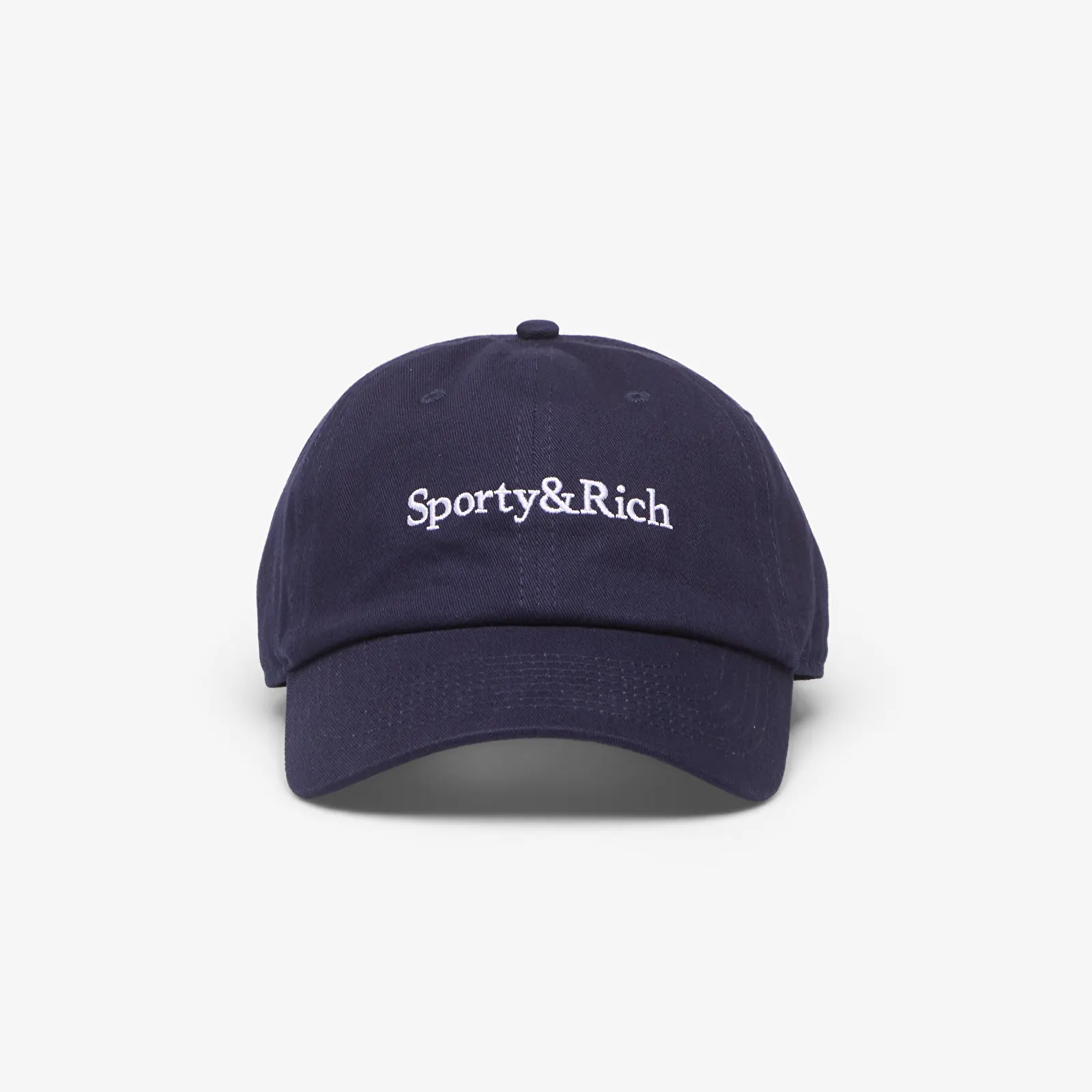 Caps Sporty & Rich Serif Logo Hat Dark Navy