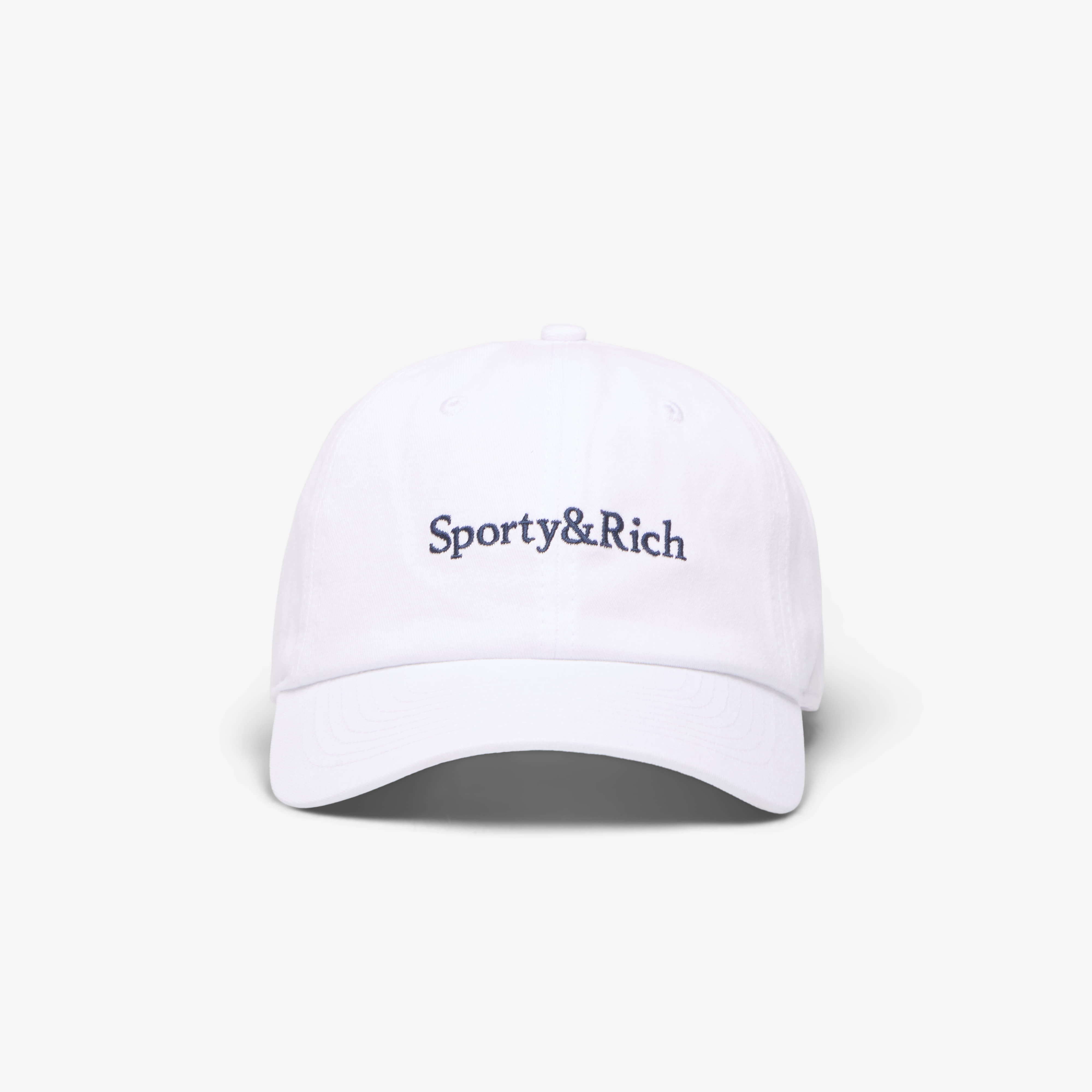 Kšiltovka Sporty & Rich Serif Logo Hat White Universal