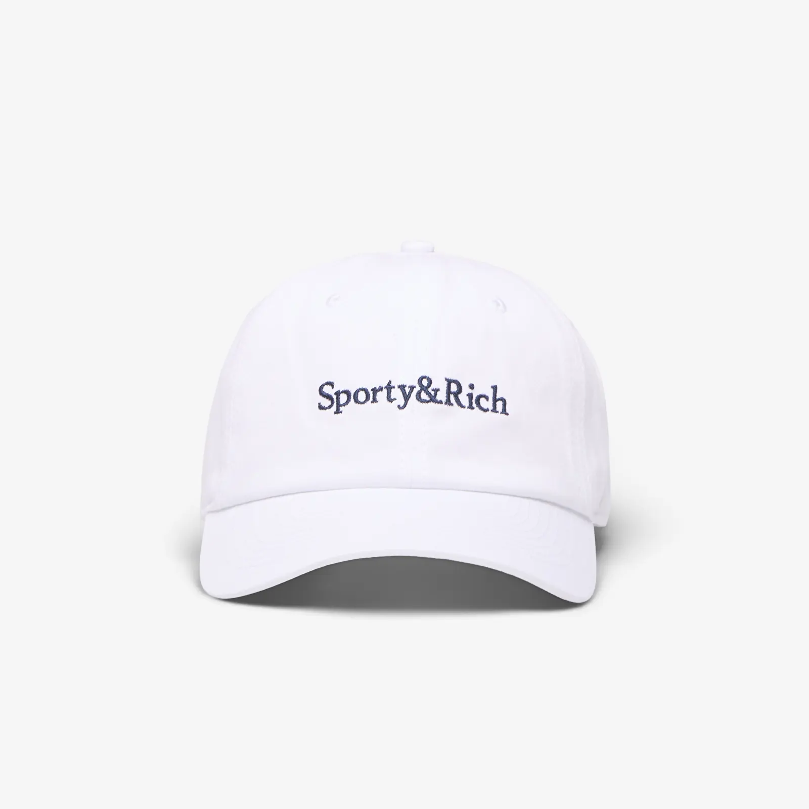 Caps Sporty & Rich Serif Logo Hat White