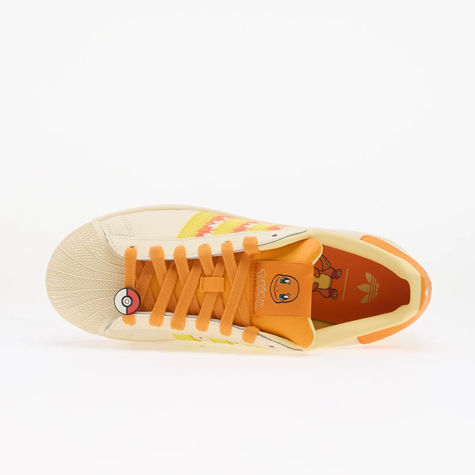Ανδρικά παπούτσια adidas x Pokemon Superstar II (Charmander) Cream White/ Shock Yellow/ Bright Orange