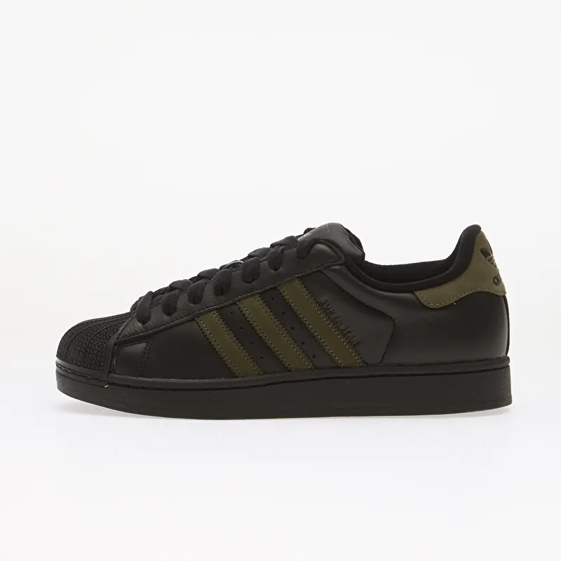 adidas Superstar II Core Black/ Olive Strata/ Core Black