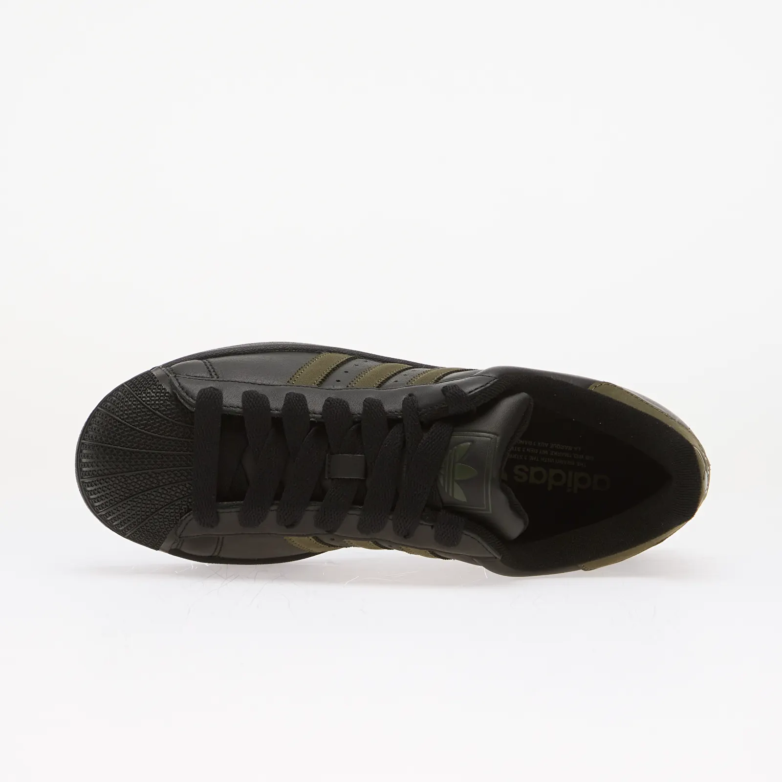Chaussures et baskets homme adidas Superstar II Core Black/ Olive Strata/ Core Black
