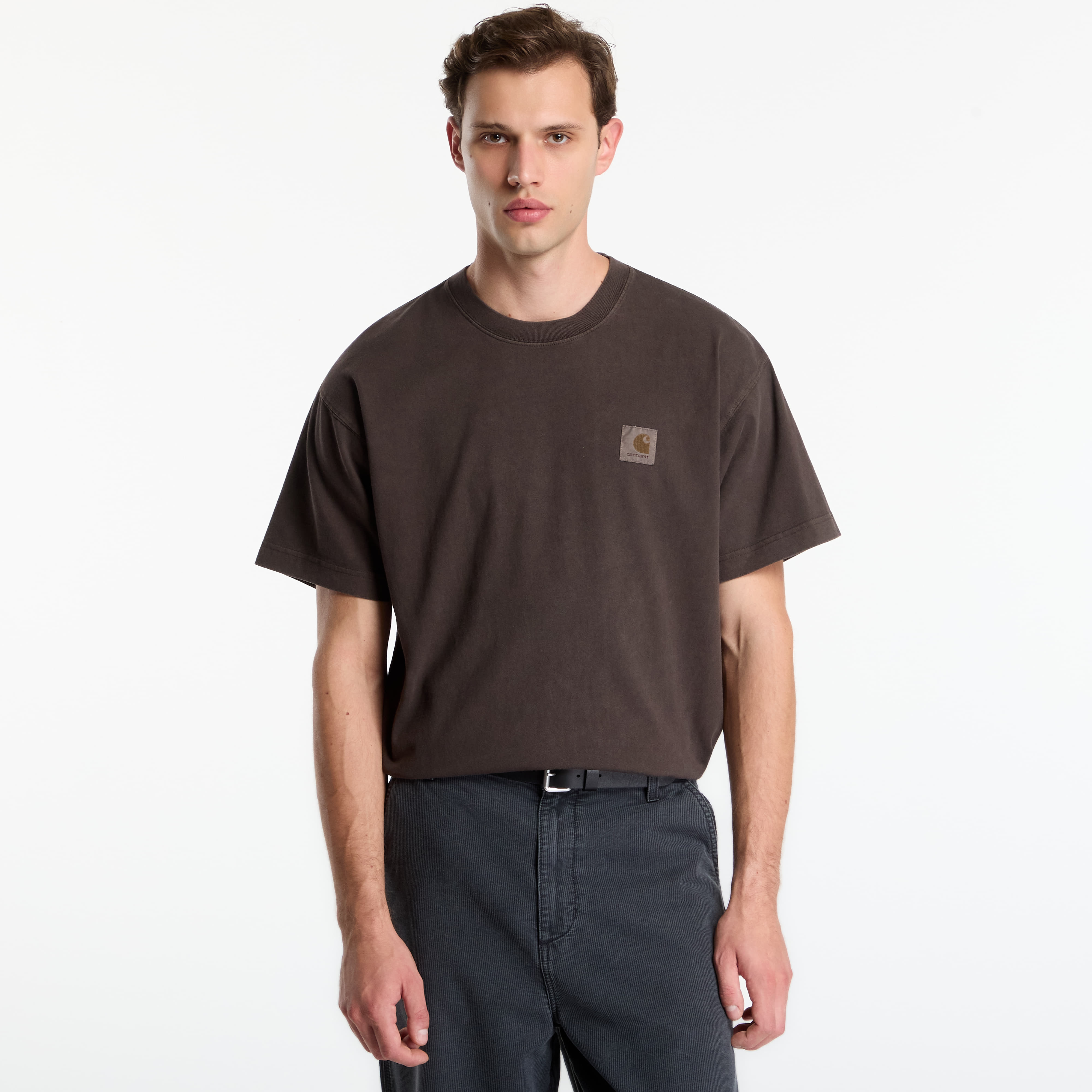 T-shirt Carhartt WIP S/S Vista T-Shirt UNISEX Tobacco Garment Dyed L