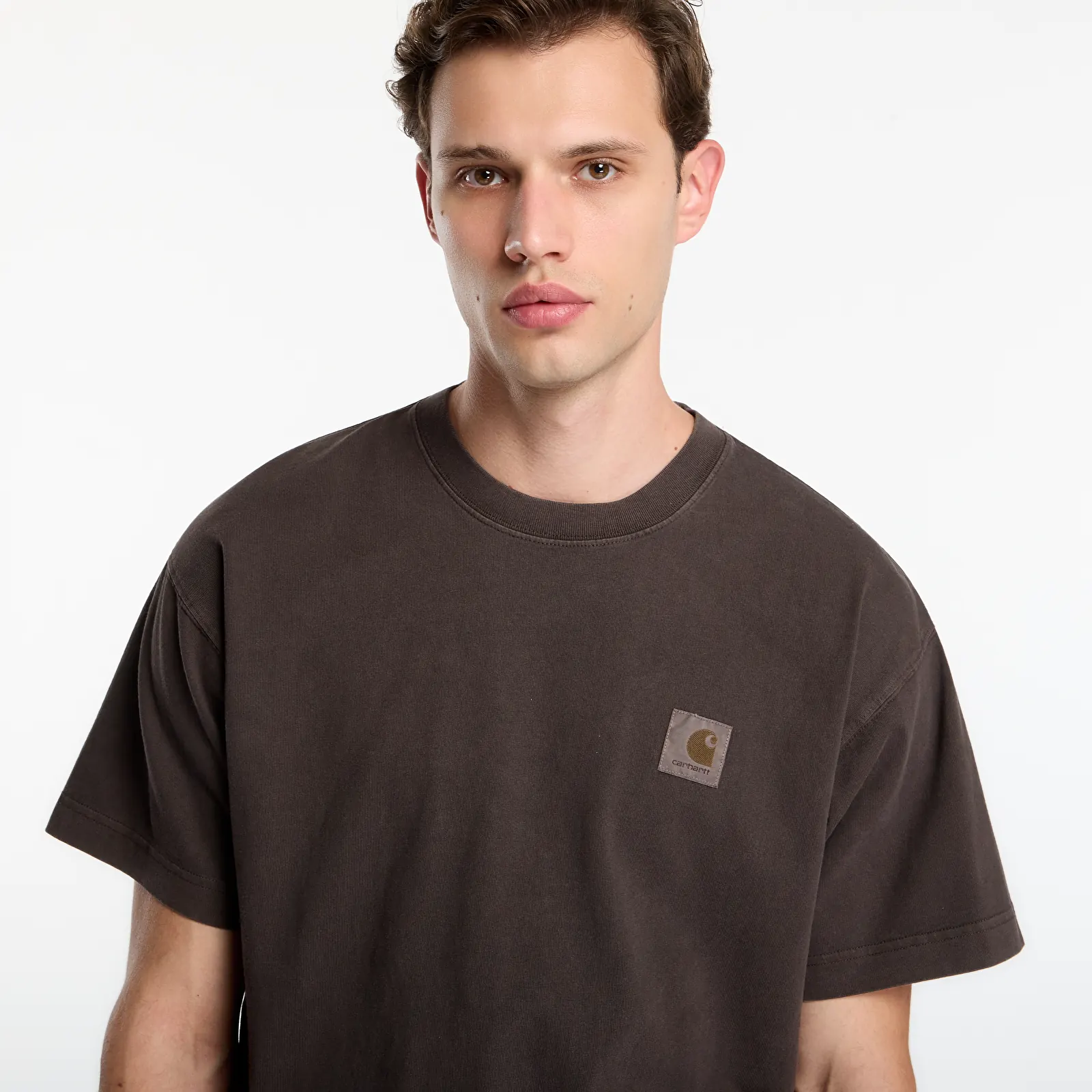 Men's T-shirts Carhartt WIP S/S Vista T-Shirt UNISEX Tobacco Garment Dyed