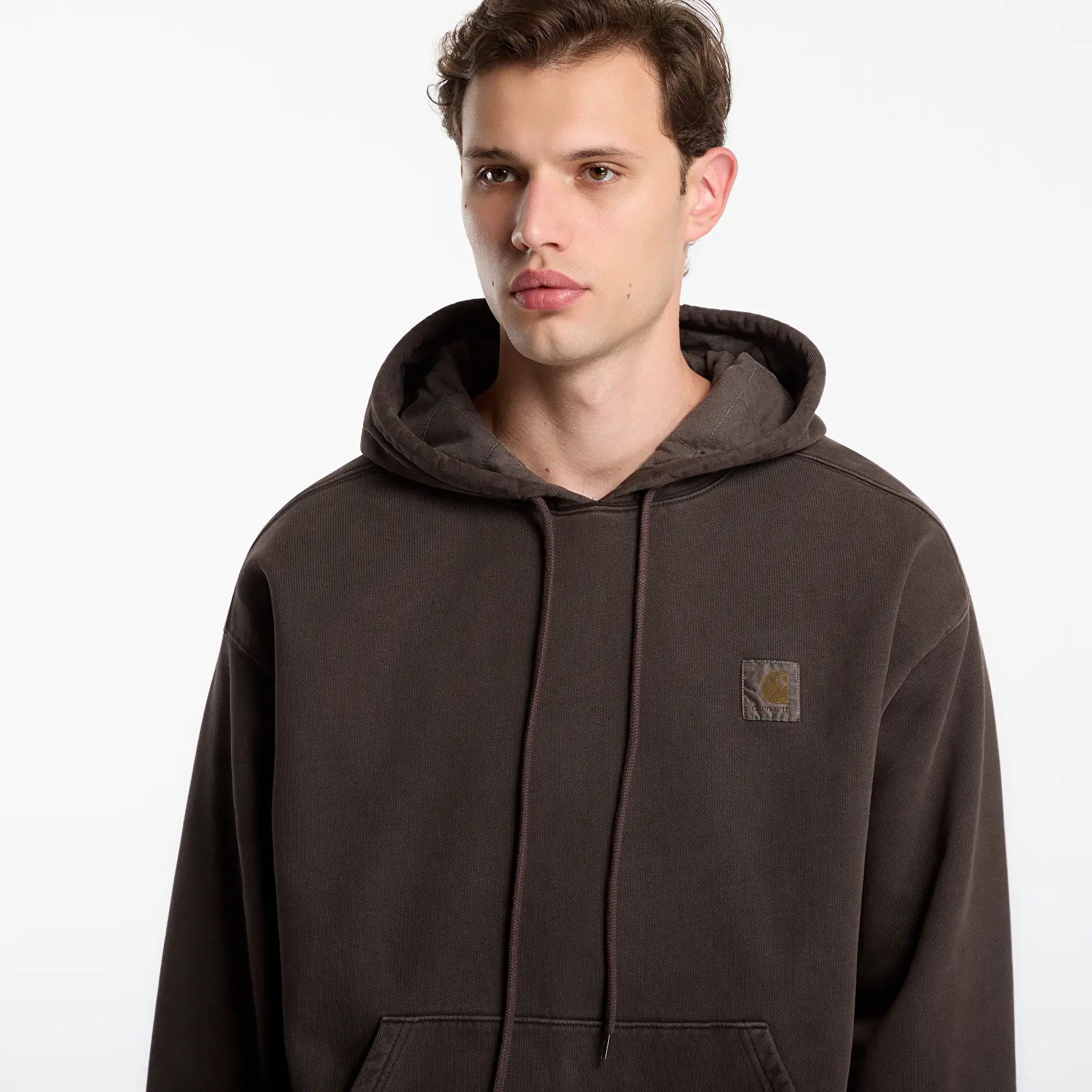 Moški hoodiji  Carhartt WIP Hooded Vista Sweat UNISEX Tobacco Garment Dyed