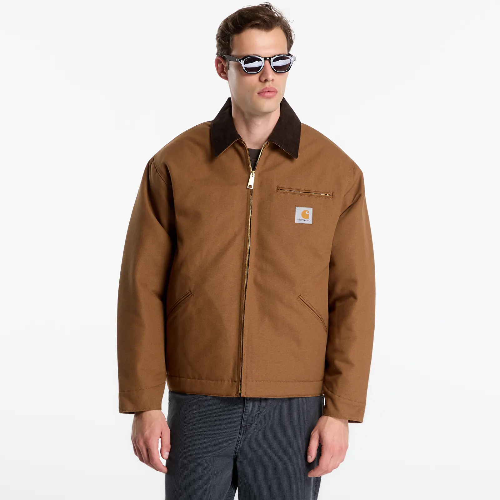 Ανδρικά σακάκια Carhartt WIP OG Detroit Jacket Wip H Brown/ Tobacco UNISEX