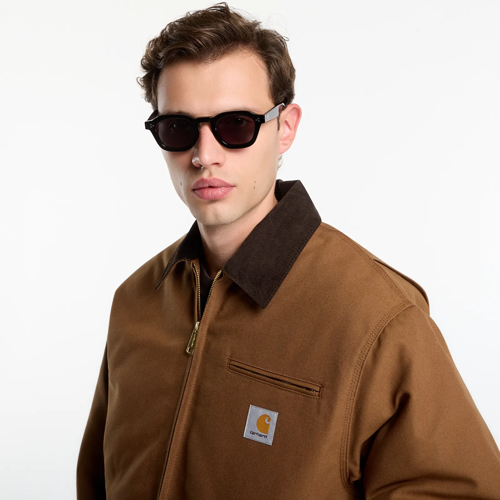 Ανδρικά σακάκια Carhartt WIP OG Detroit Jacket Wip H Brown/ Tobacco UNISEX