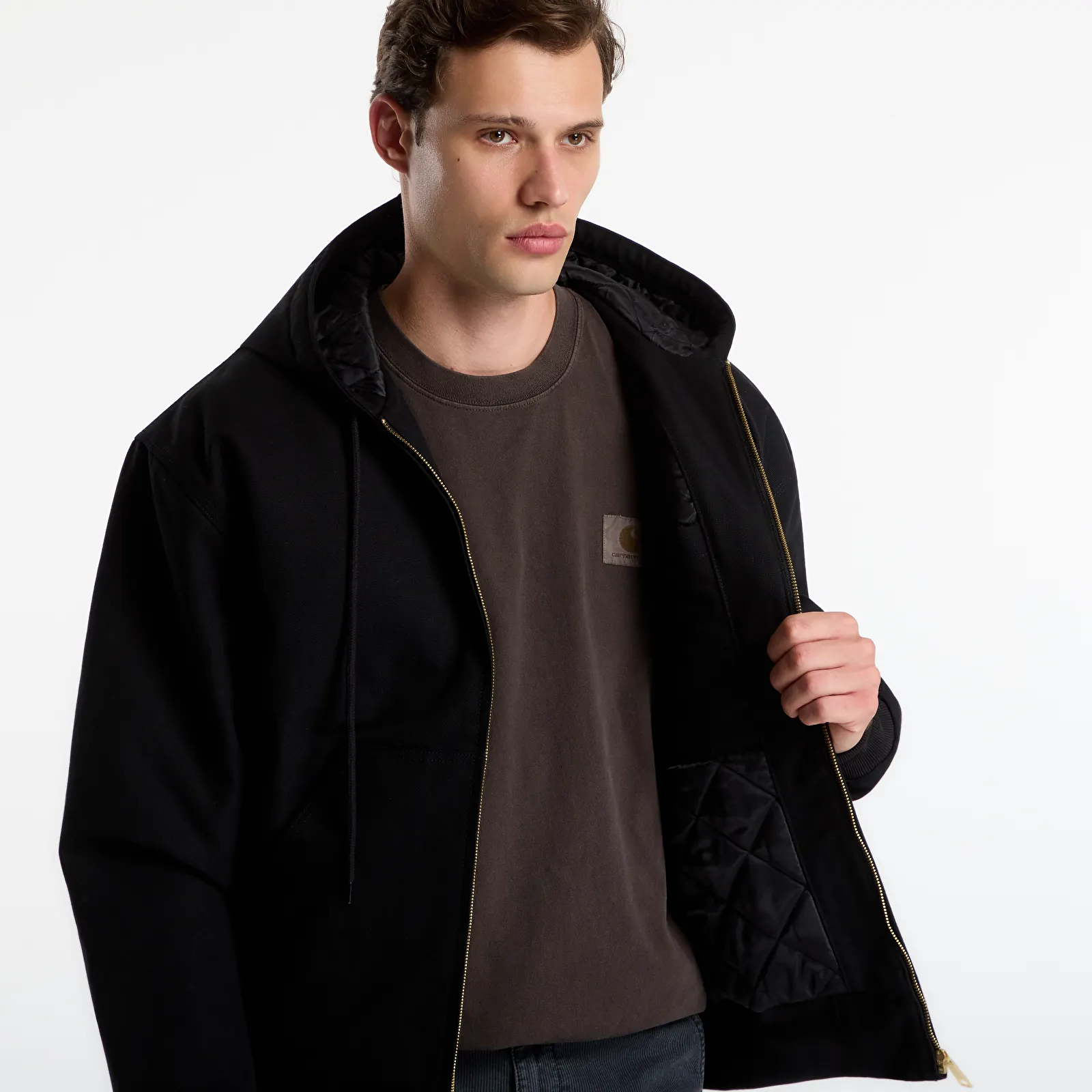 Jakker til mænd Carhartt WIP OG Active Jacket UNISEX Black Rigid