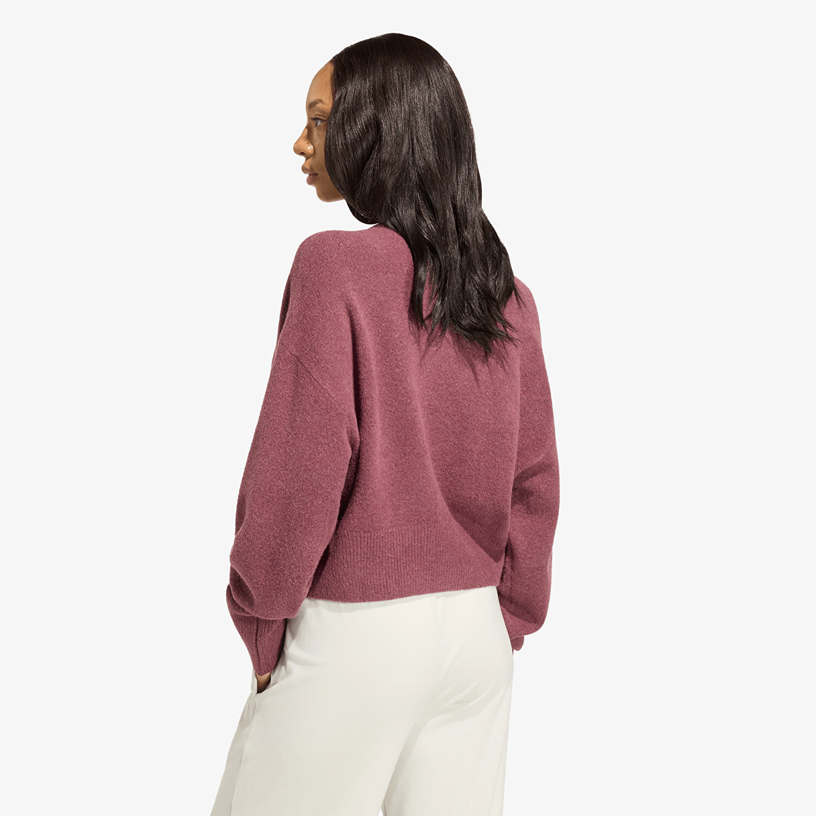 Cardigans adidas Essentials Knit Cardigan Burgundy