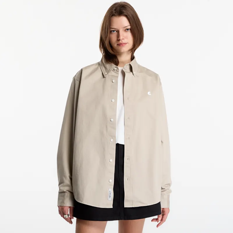 Košile Carhartt WIP L/S OG Madison Shirt UNISEX Fleur De Sel